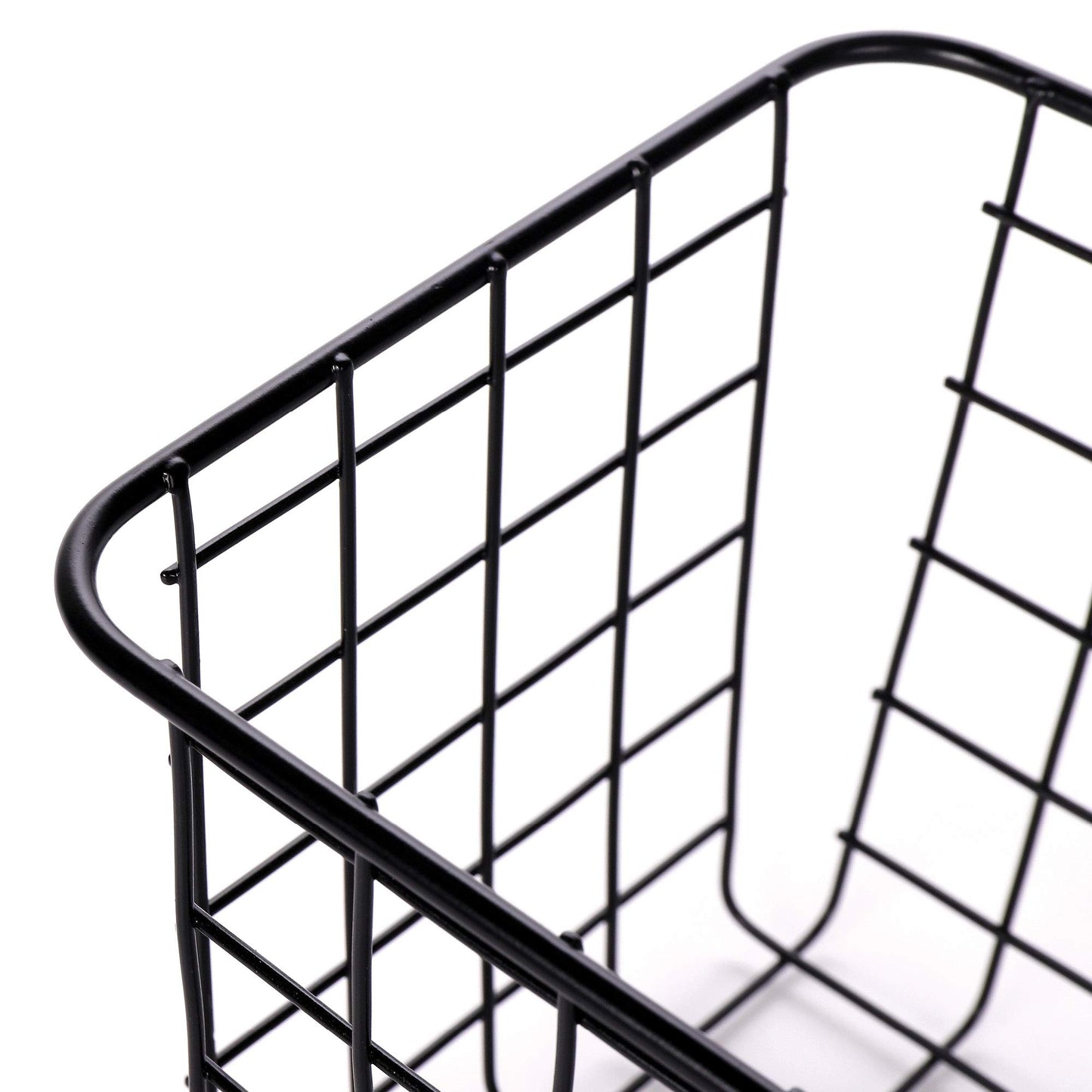 XINFULL 8 Pack Wire Storage Baskets Household Metal Wall-Mounted Containers Organizer Bins for Kitchen Bathroom Freezer Pantry Closet Laundry Room Cabinets Garage Shelf, 4 Large 4 Medium