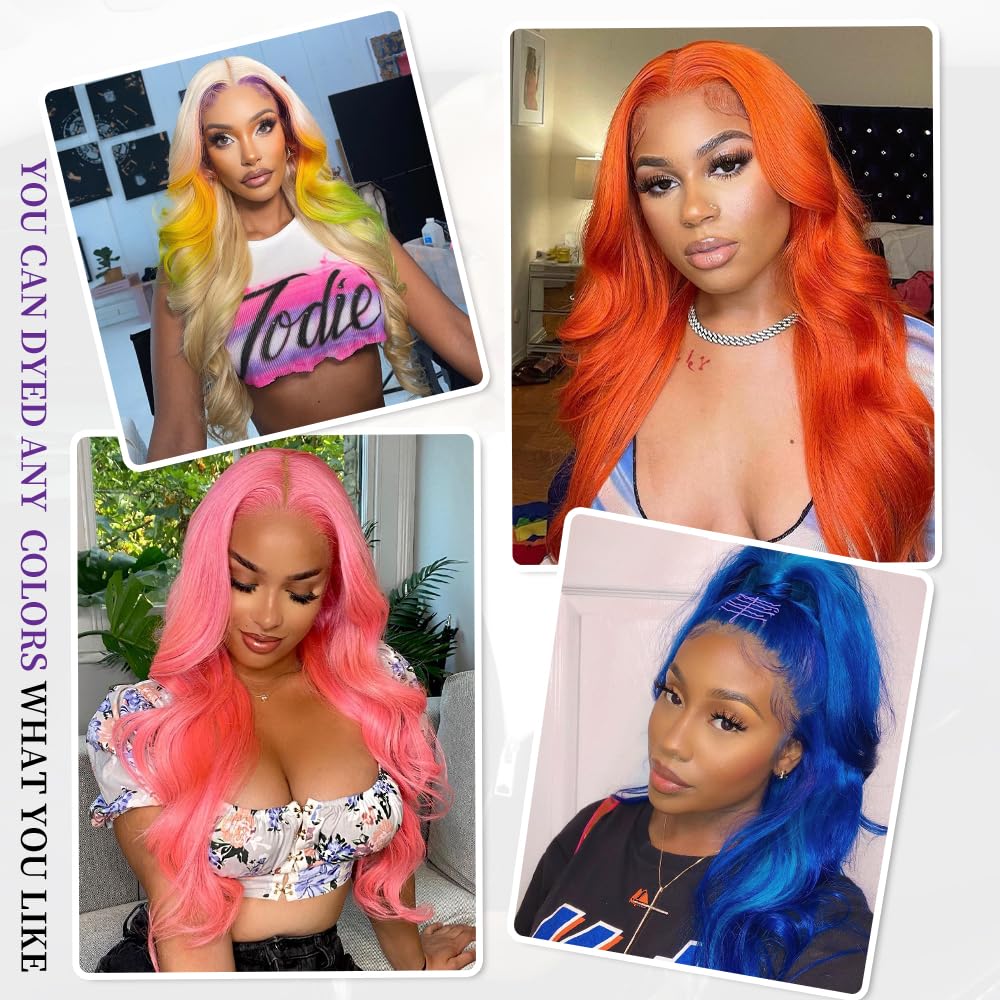 SEMANK 613 13x6 Lace Front Wig Human Hair 26 Inch Blonde Wig Human Hair 200% Density Body Wave Lace Front Wigs Human Hair Pre Plucked 613 Lace Front Wig Human Hair Blonde HD Lace Frontal Wig