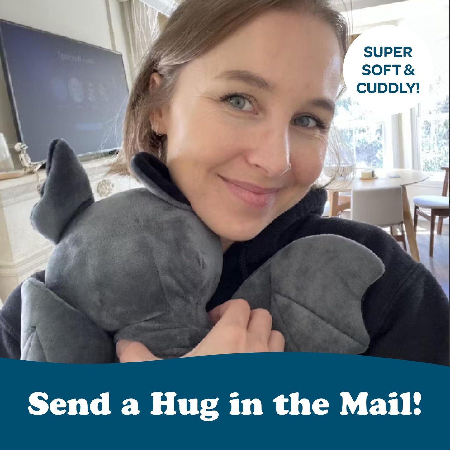 send a friend Binks The Bat Stuffed Animal Care Package, Someone Loves You Box, Great Gift for Any Reason (Miss You Notecard)