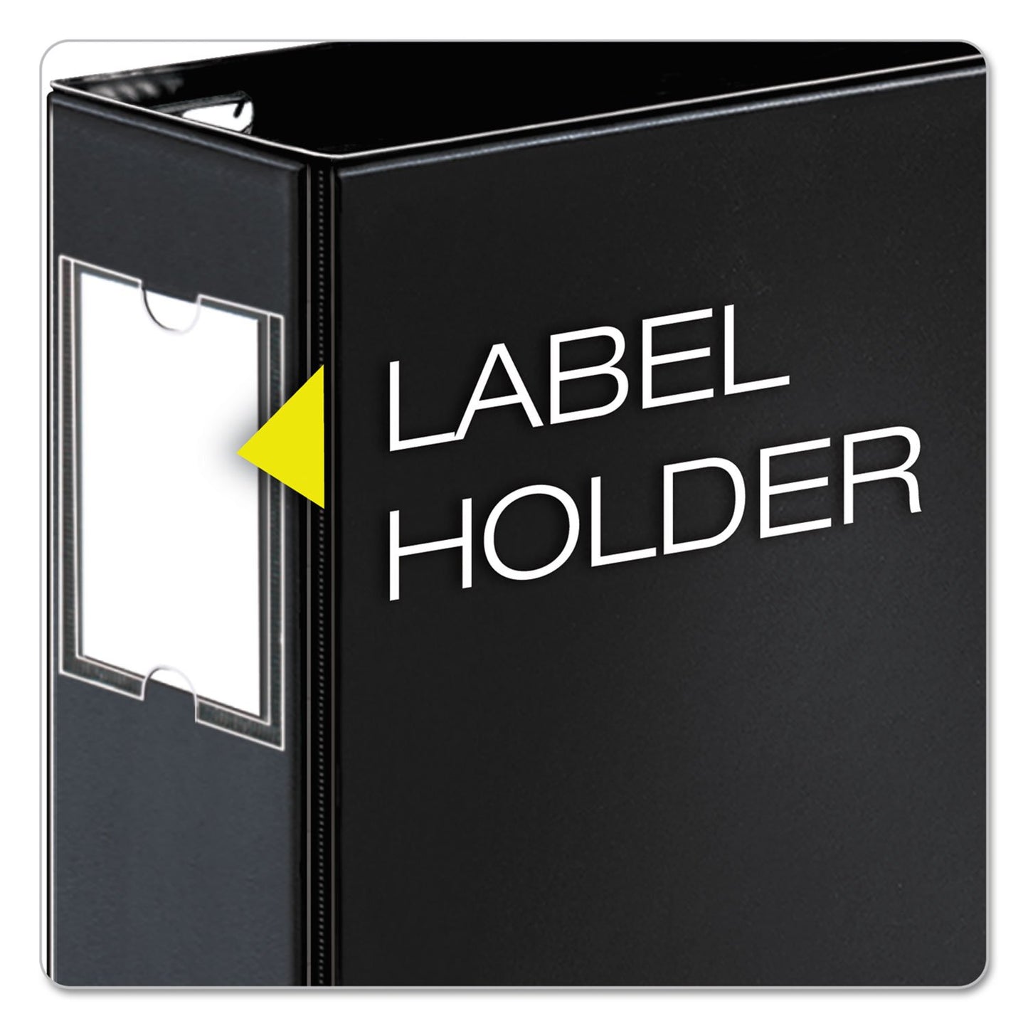 Cardinal® Premier 11" x 17" Binder, Easy Open® Locking Slant-D® Rings, 3", 650-Sheet Capacity, Black with Spine Label Holder