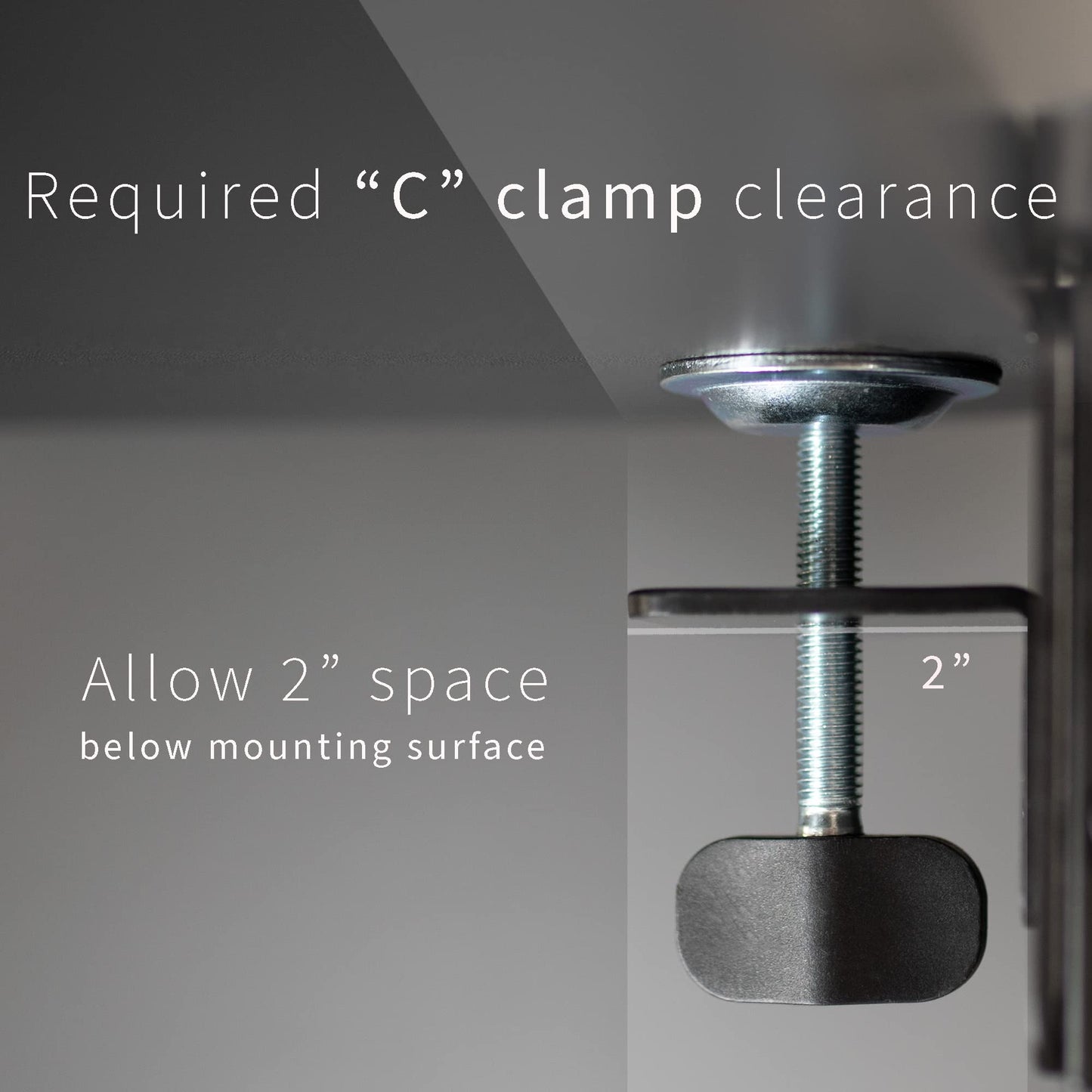 VIVO Clamp-on 24 x 12 inch (14 Including Clamps) Desk Extender, Wrist Support, Foldable Keyboard Tray, Table Mount for Sit Stand Desks, Black, DESK-EXT24.