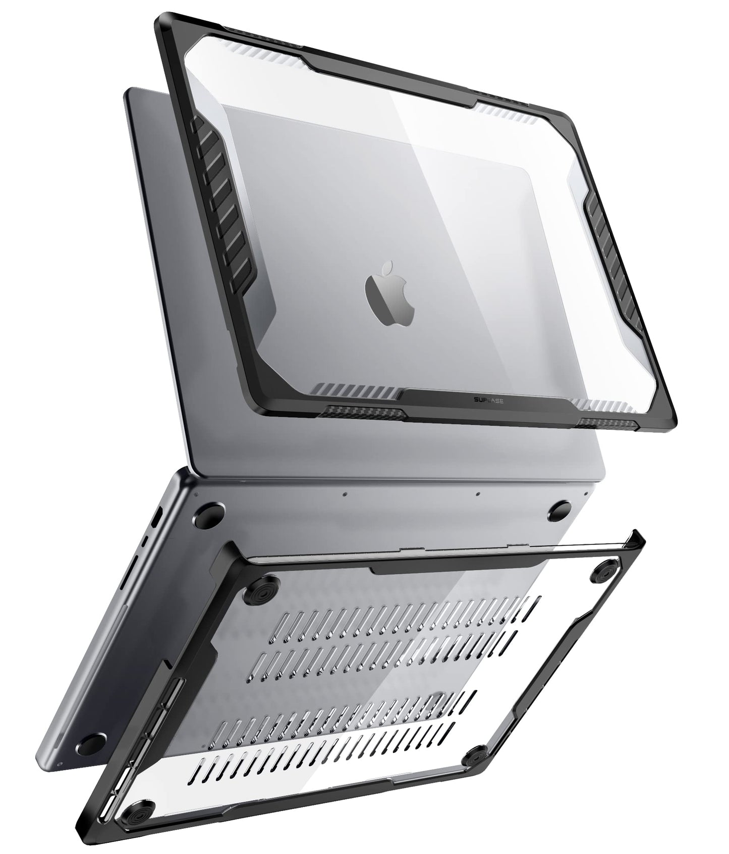SUPCASE for MacBook Pro 14 Inch Case 2024-2021 (Unicorn Beetle), M4/M3/M2/M1 Pro/Max A3185 A3401 A3112 A2918 A2992 A2779 A2442 Heavy Duty Rugged Hard Shell Protective Cover for MacBook Pro 14", Black