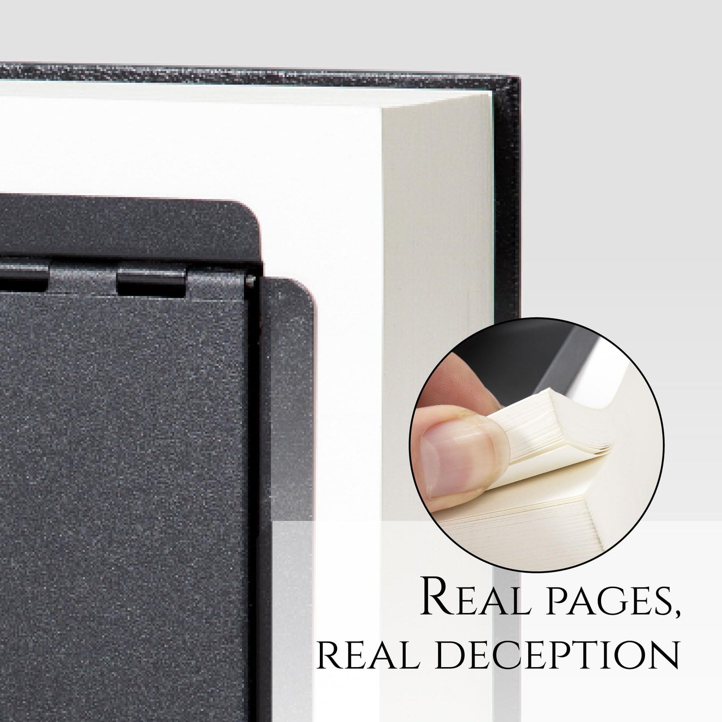 Fake Book Box - Small Safe Box with Combination Lock - Hidden Safe in Plain Sight - Diversion Safes - Secret Safes (Bible) (Large)