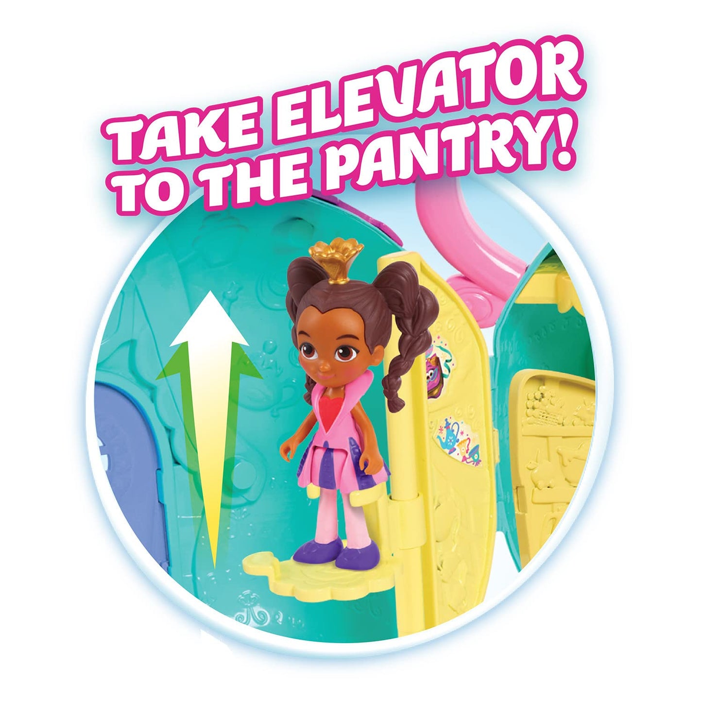 Disney Junior Alice’s Wonderland Bakery Playset and Toy Figures, 15 Pieces, Officially Licensed Kids Toys for Ages 3 Up, Gifts and Presents, Amazon Exclusive