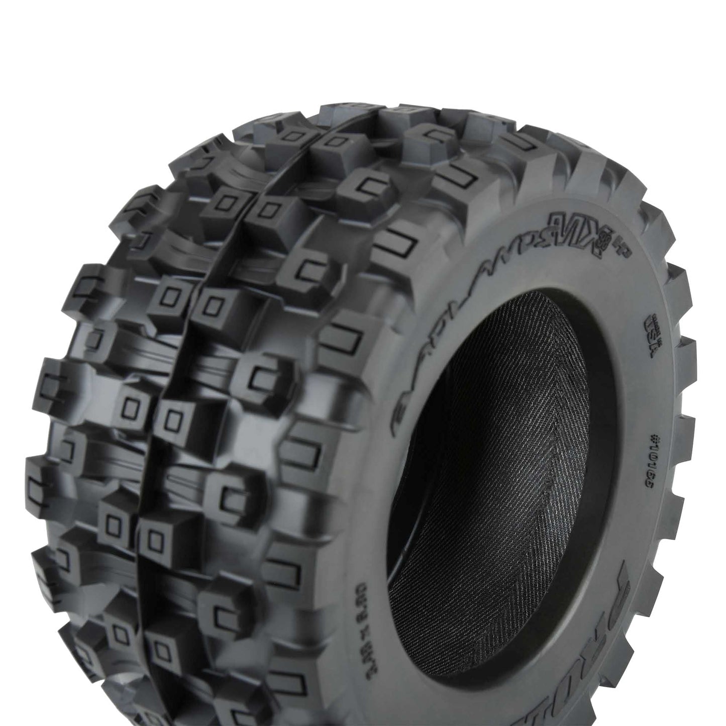 Pro-Line Racing Badlands MX38 HP 3.8 BELTD MTD Raid 8x32 17mm F/R PRO1016610 RC Tire