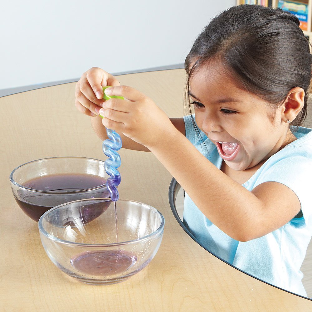 Learning Resources Sand & Water Fine Motor Set, Construction Toy, 4 Pieces, Ages 3+ (LER5559)