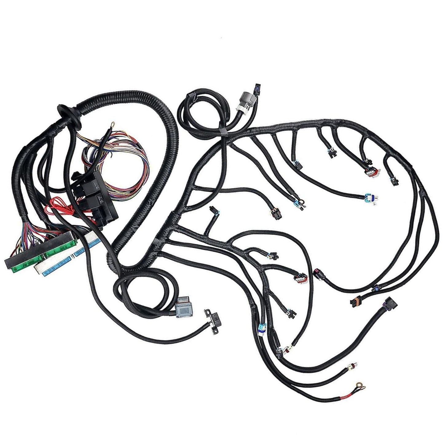 PEIYAOTCO is Standalone Harness 4L60E DBW ls Swap Harness for Chevy GMC LS LS3 Engine Vortec 8 Cylinders 4.8 5.3 6.0 EV6 Injecto Compatible with DBW LS3 Engines 4.8 5.3 6.0 2003 2004 2005 2006 2007