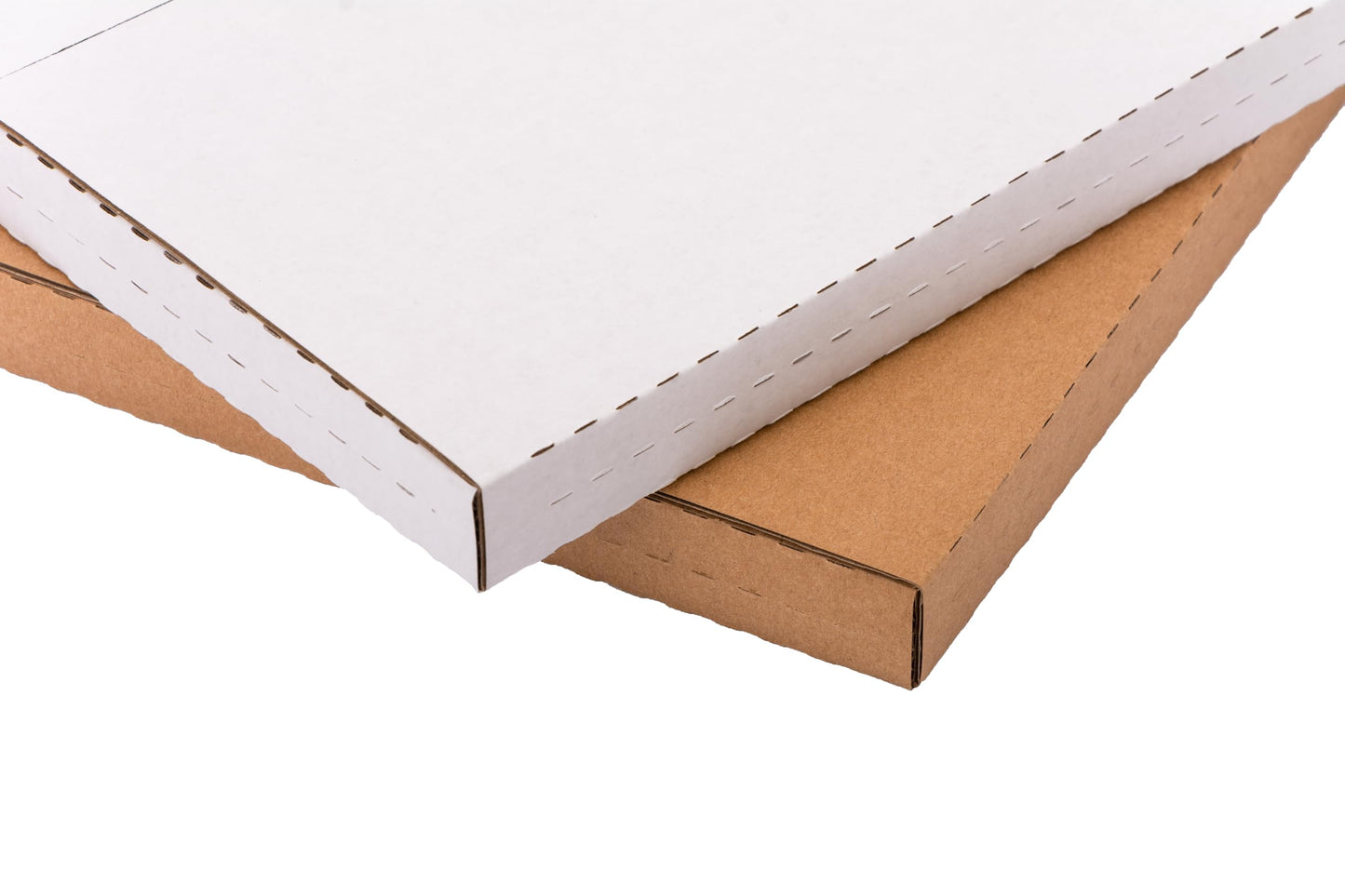 YUSHYIJIE 12-inch LP Mailers Vinyl Record Shipping Boxes, White, 15 Pack
