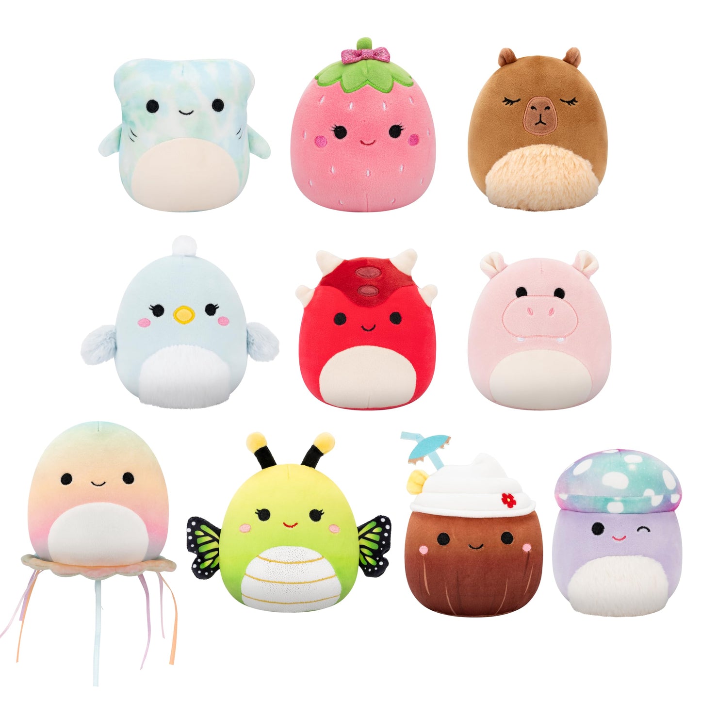 Squishmallows - 10 Pack - 5" - Style 1