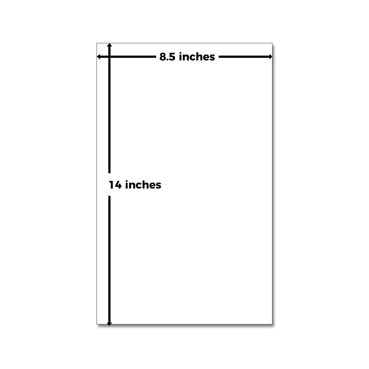 Ivory 8.5 x 14" Legal Size Pastel Light Color Paper | 1 Ream of 500 Sheets Y