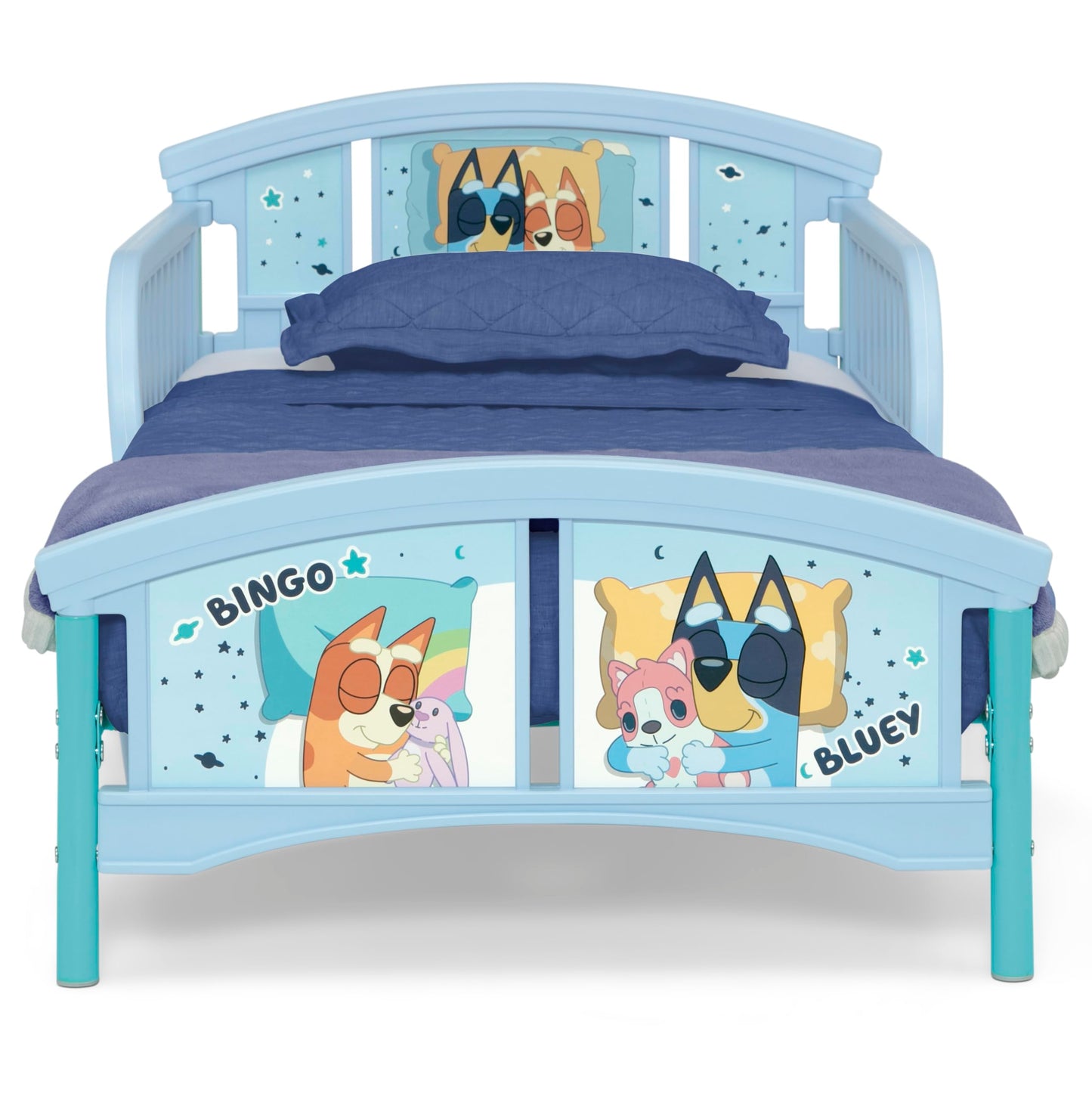 Delta Children Plastic Toddler Bed, Bluey