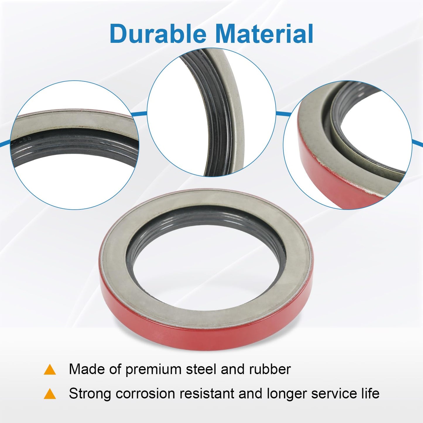 4PCS Oil Seal 3.125" X 4.506" Replacement for Dexter 010-056-00 10K 12K Heavy Duty 15K Axles Trailer Axle Bearing Seal