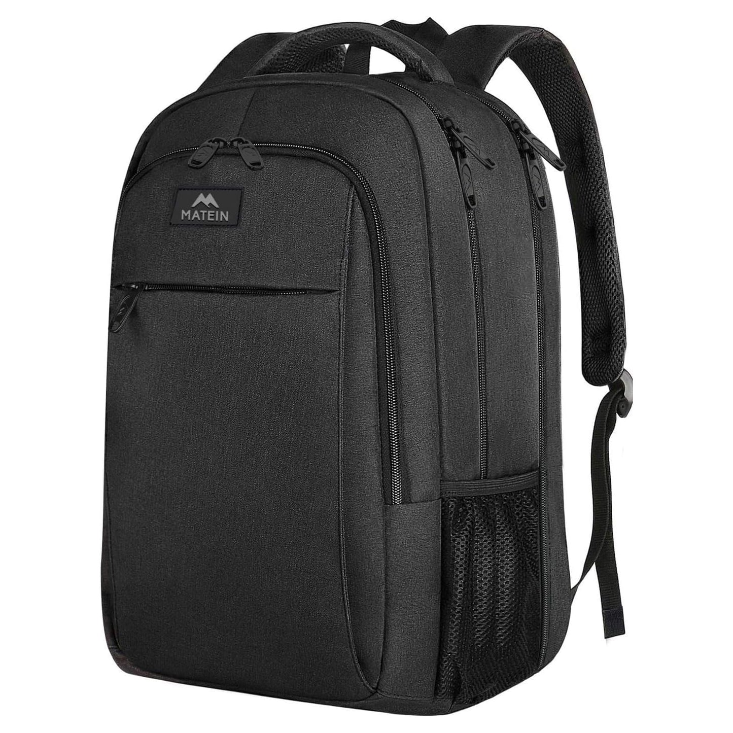 MATEIN Extra Large Travel Backpack, TSA Friendly 18.4 Inch Laptop Backpack, Anti Theft Flight Approved Business Work College Computer Backpack Big Bag for Women Men, Black