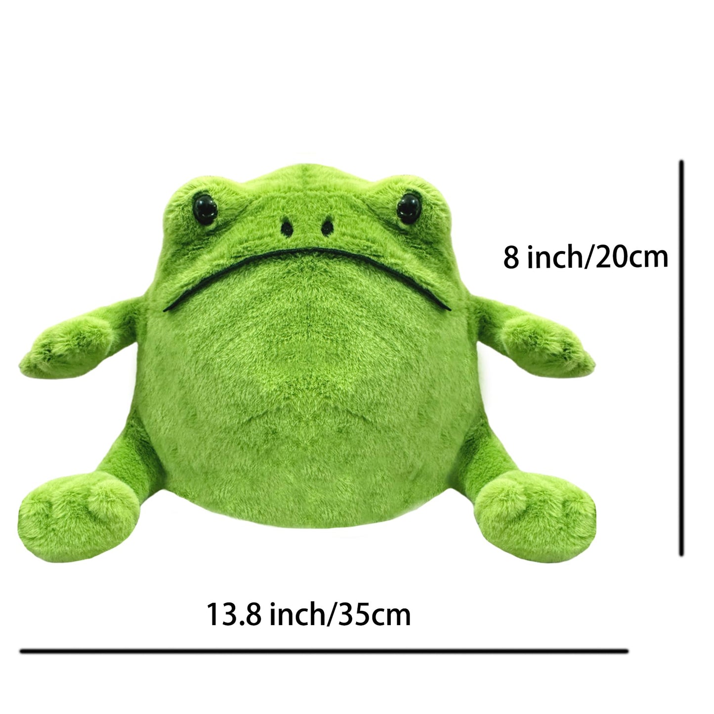 Green Frog Stuffed Animal, Amphibian Plush Toy - Classic Children's Gift (12-inch)