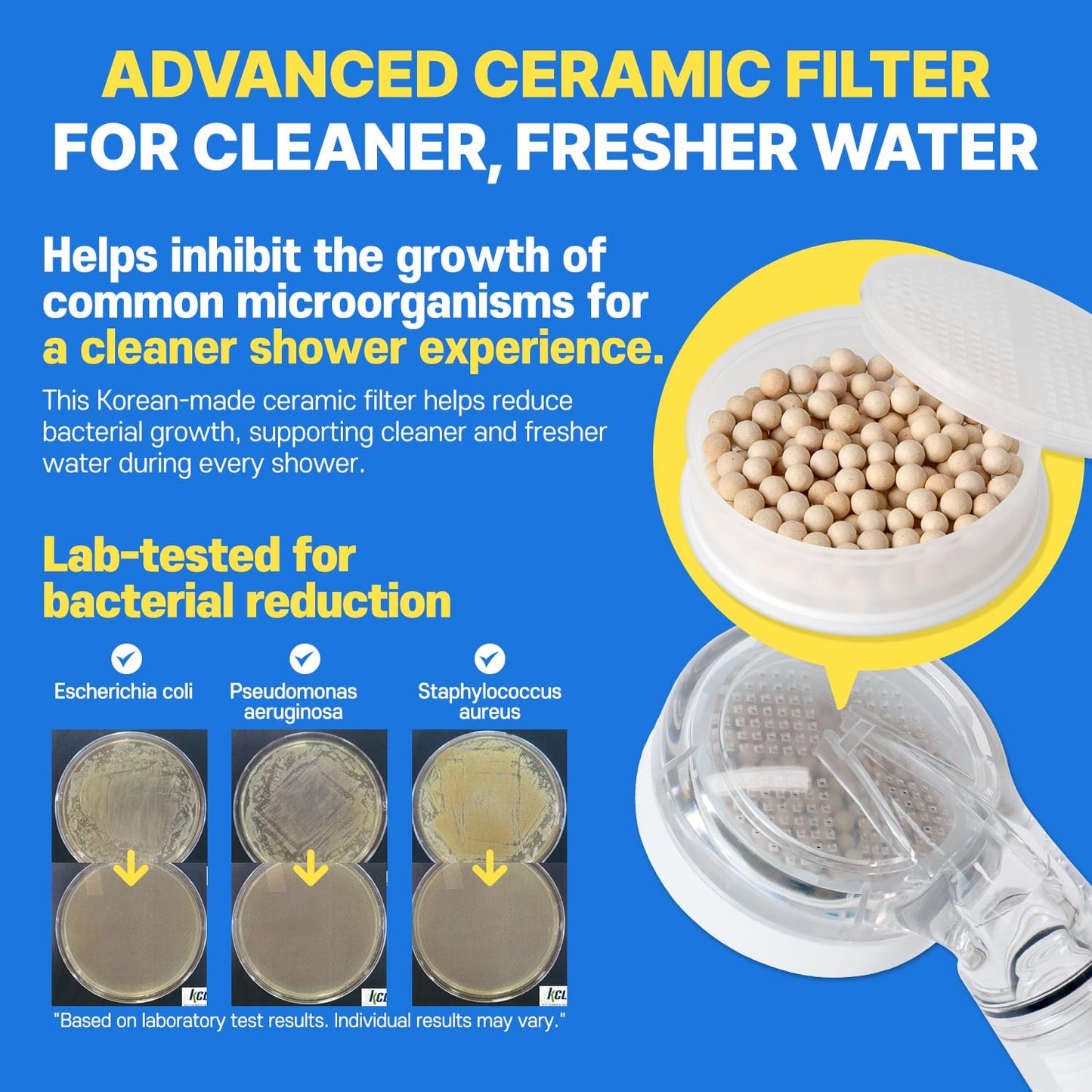 Atojet Filter Showerhead Inspired By Korea's Beauty Culture | Carbon Composite Filter | Single Set (Hose, Mount, Teflon Tape, Wrench) (AJ8200MC-SET-SNG)