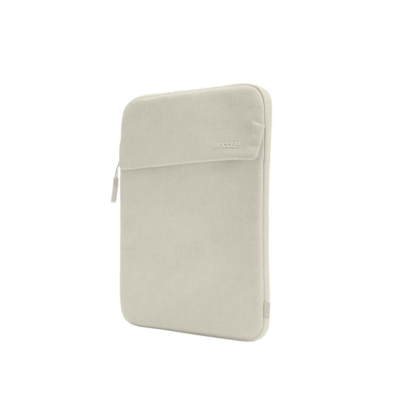 Incase Crosstown Sleeve with Woolenex - 13 Inch and 14 Inch Laptop and MacBook Sleeve – Vertical Orientation, Cushioned Protection, Durable Construction, External Slip Pocket - Limestone