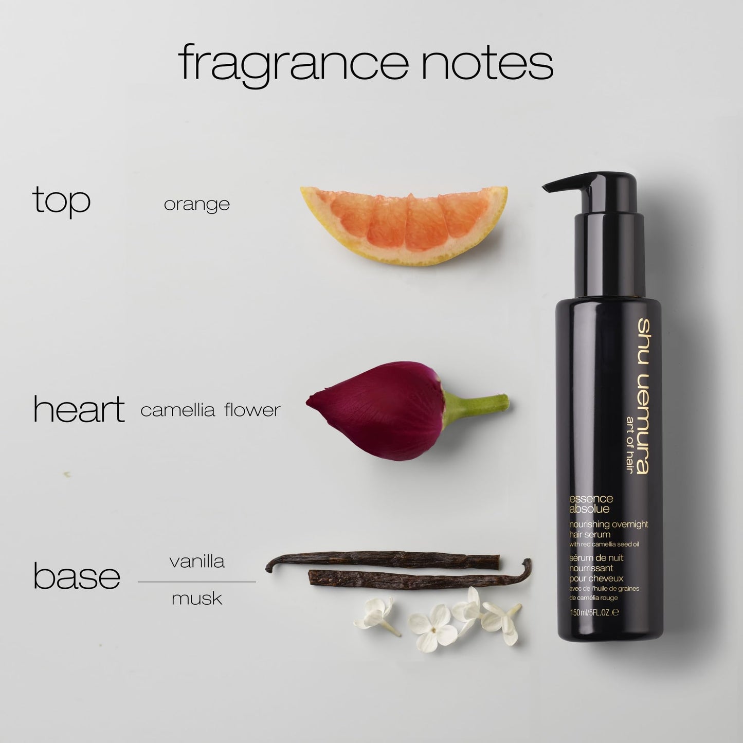 Shu Uemura Essence Absolue Nourishing Overnight Hair Serum | Hydrates, Nourishes, and Detangles | Reduces Frizz and Enhances Shine | Lightweight Formula Absorbs Overnight | Travel Size
