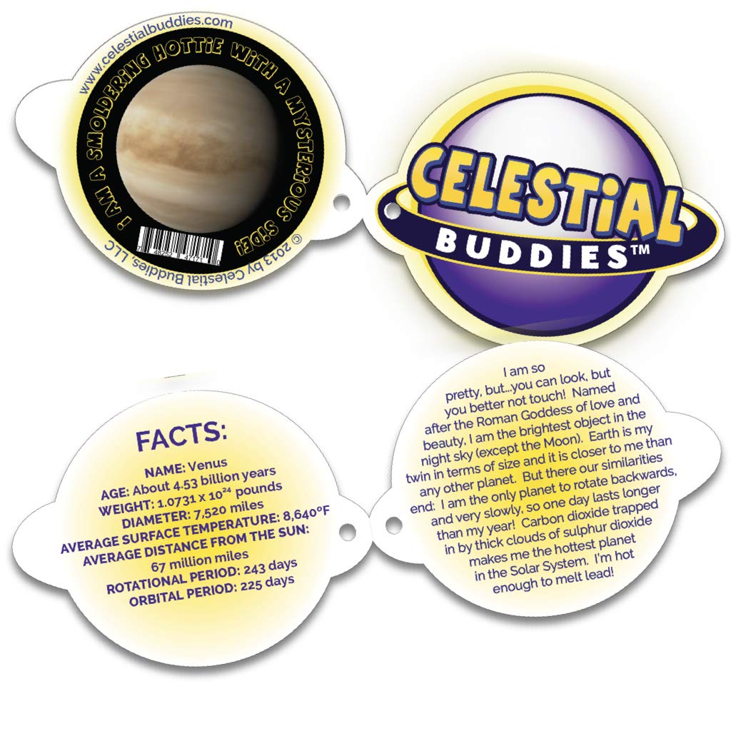 Celestial Buddies Venus Buddy Science Astronomy Space Solar System Educational Plush Blue Planet Toys