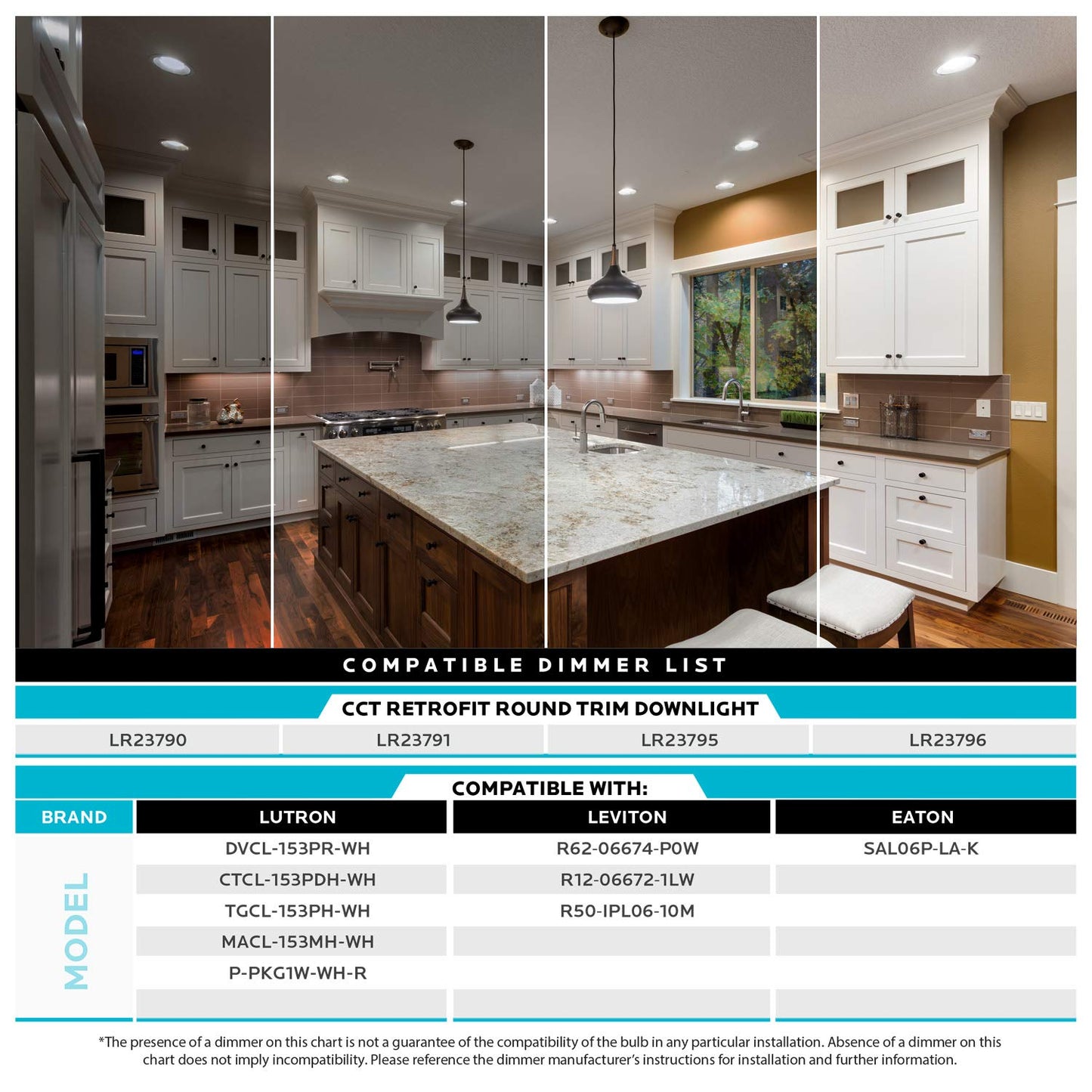 LUXRITE 5/6 Inch LED Recessed Retrofit Downlight, 14W=90W, CCT Color Selectable 2700K | 3000K | 3500K | 4000K | 5000K, Dimmable Can Light, 1100 Lumens, Wet Rated, Energy Star, Smooth Trim (4 Pack)
