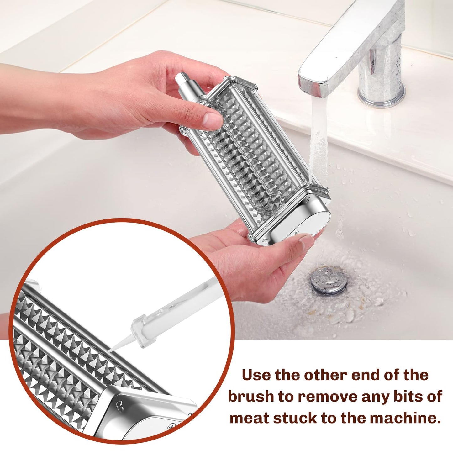 Meat Tenderizer for KitchenAid Mixer, Meat Tenderizer Attachment for KitchenAid Stand Mixer, Meat Tenderizer Machine, Meat Tenderizer with Stainless Steel Gears by Gvode
