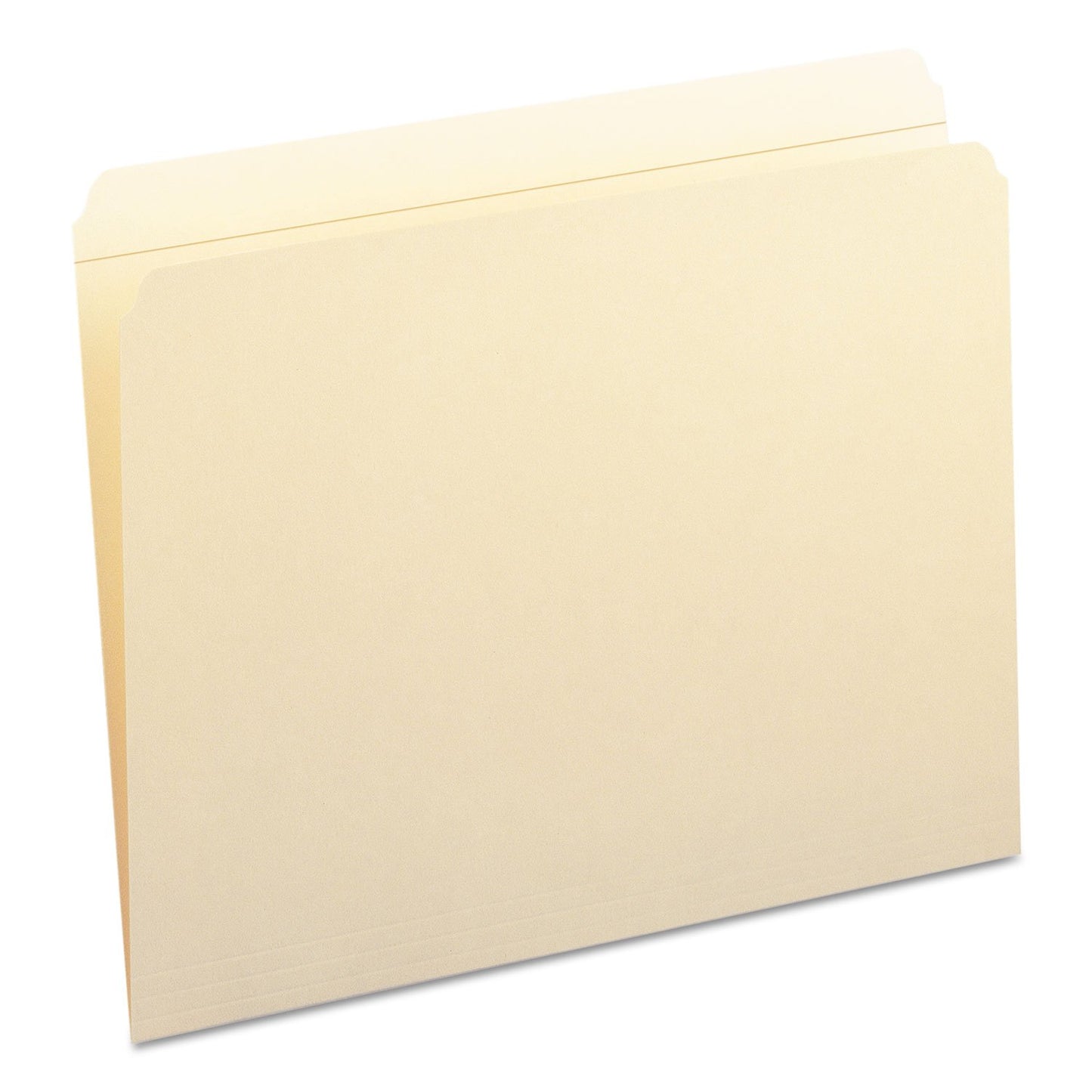 Smead File Folder, Reinforced Straight-Cut Tab (Not Undercut), Letter Size, Manila, 100 per Box (10310)