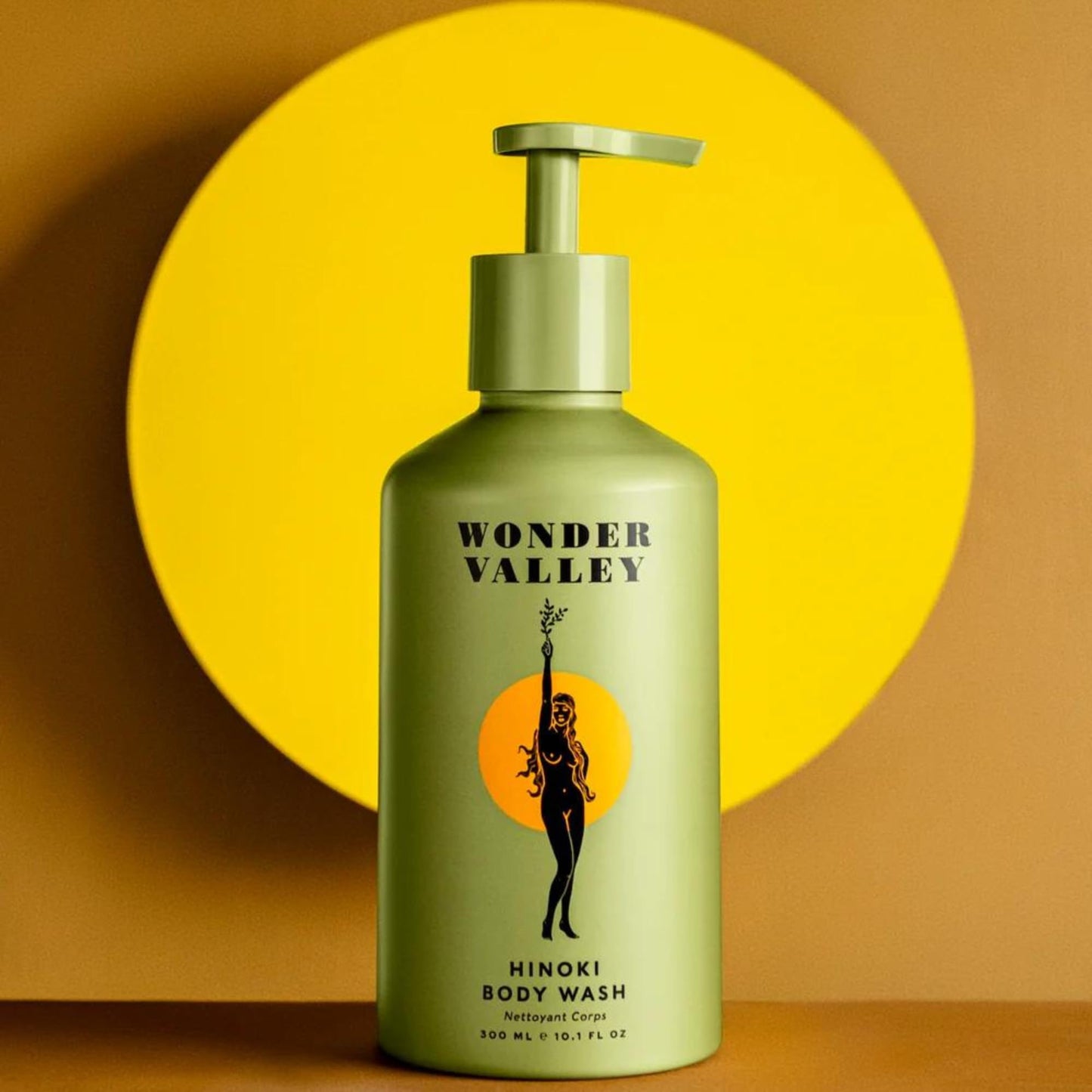 WONDER VALLEY - Hinoki Body Wash | Vegan, Cruelty-Free, All Skin Types | Hydrates, Cleanses, and Microbiome-Friendly (10.1 fl oz | 300 ml)
