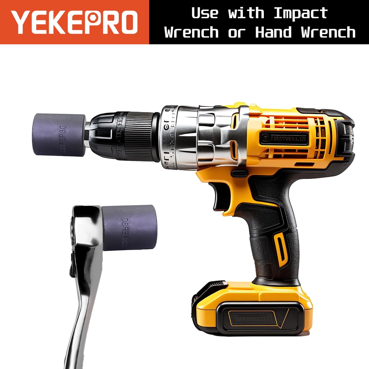 YEKEPRO External Torx Plus 19pc Socket Set, 6 Point EP Socket with 1/2'' 3/8'' 1/4'' Drive EP4 EP5 EP6 EP7 EP8 EP10 EP11 EP12 EP14 EP16 EP18 EP20 EP22 EP24 EP26 EP28 EP30 EP32