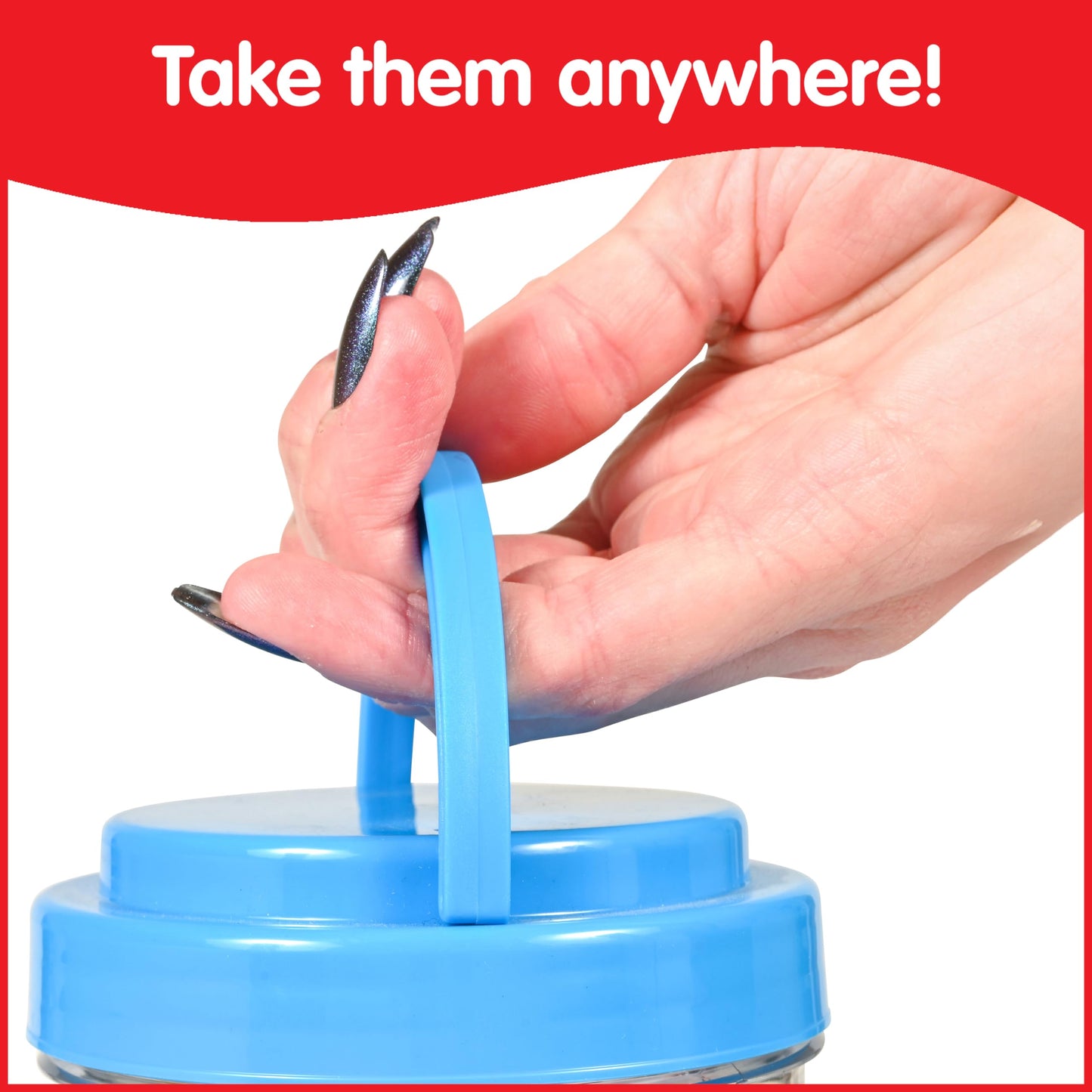 Tactile Shells - Transparent - Mini Jar - Set of 72