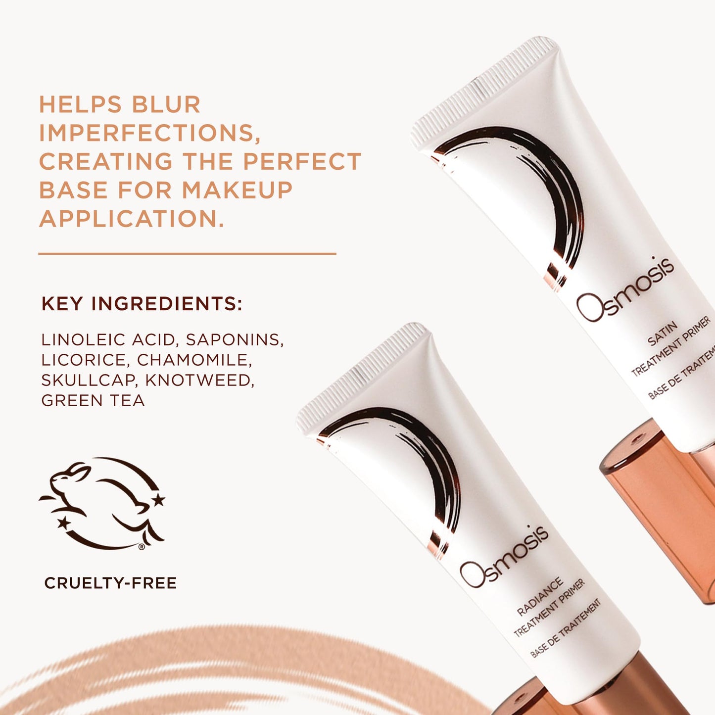 Osmosis Satin Treatment Face Semi-Matte Primer, Makeup Base, Easy to Blend Pore Filling Primer, Oily, Dry & Combination Skin, 1 Fl Oz