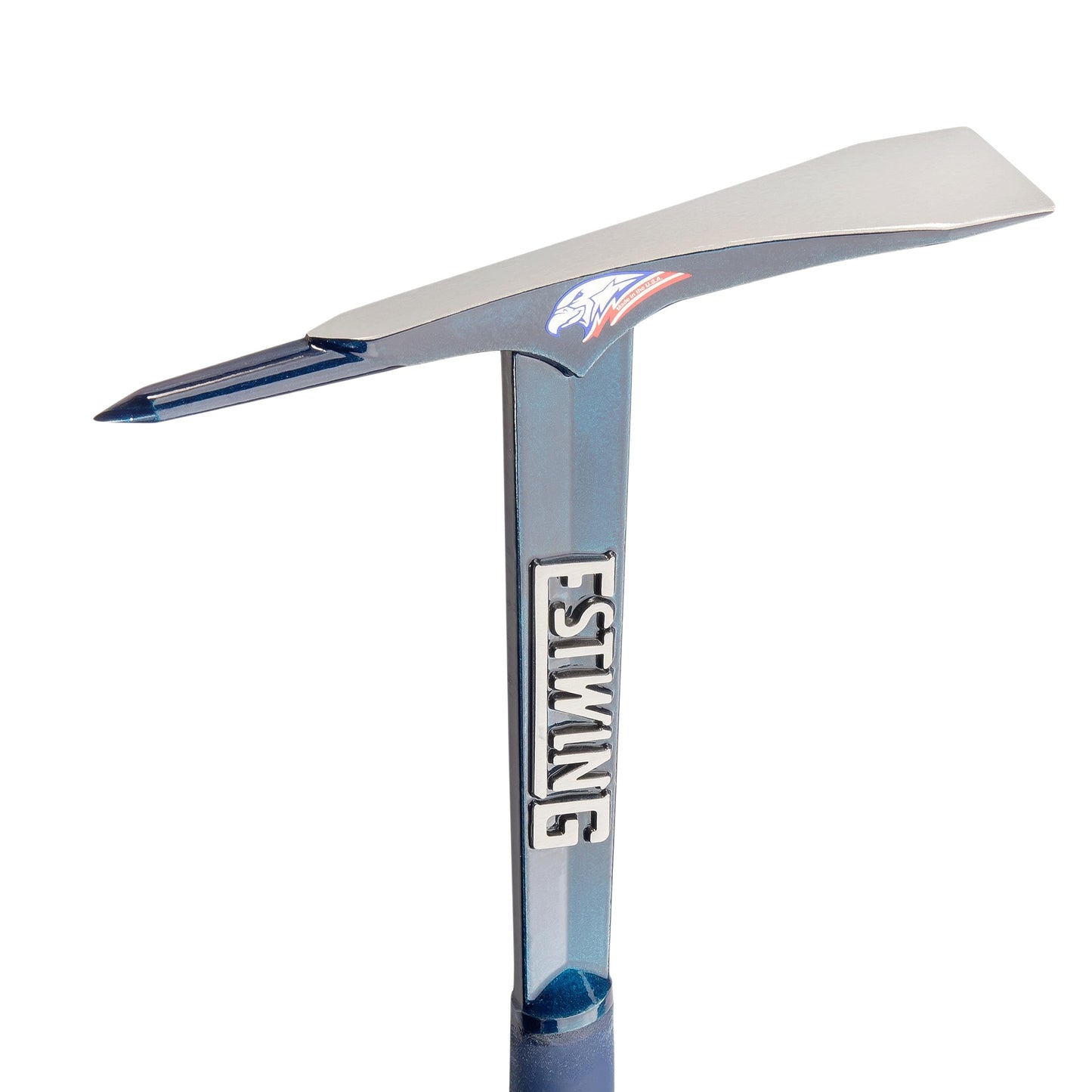 ESTWING Burpee Rock Pick - 17" Geologist Tool with Pointed Tip & Shock Reduction Grip - BP500