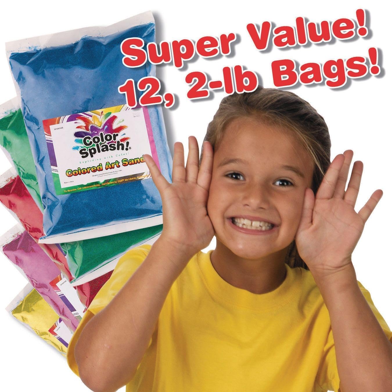 S&S Worldwide SP3900AS Fine Terrarium Sand (Pack of 12)