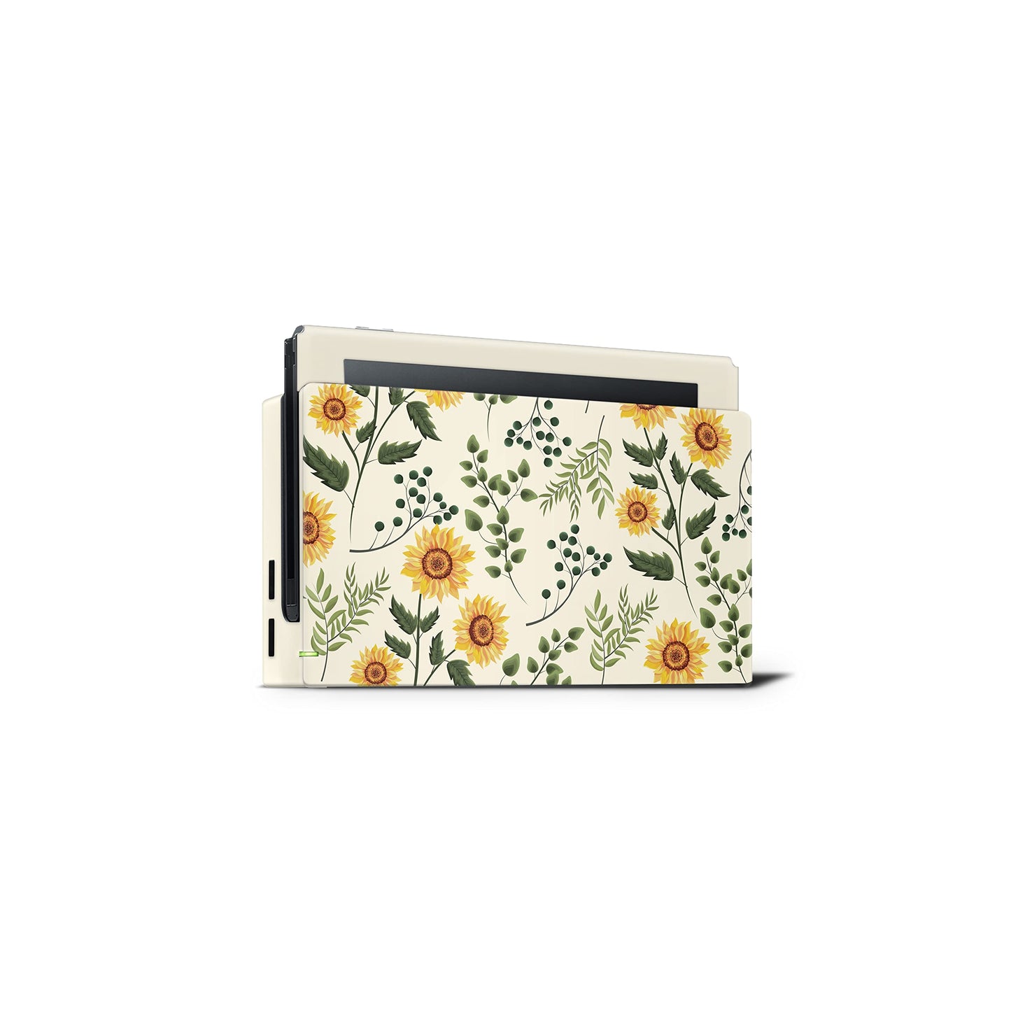 Tacky Design Sunflowers Skin Compatible with Nintendo Switch Skin Wrap Cover, Flower Skin for Nintendo Switch Stickers, Premium Vinyl 3M Full Wrap Decal, Compatible with Joy-Con, Console, Dock