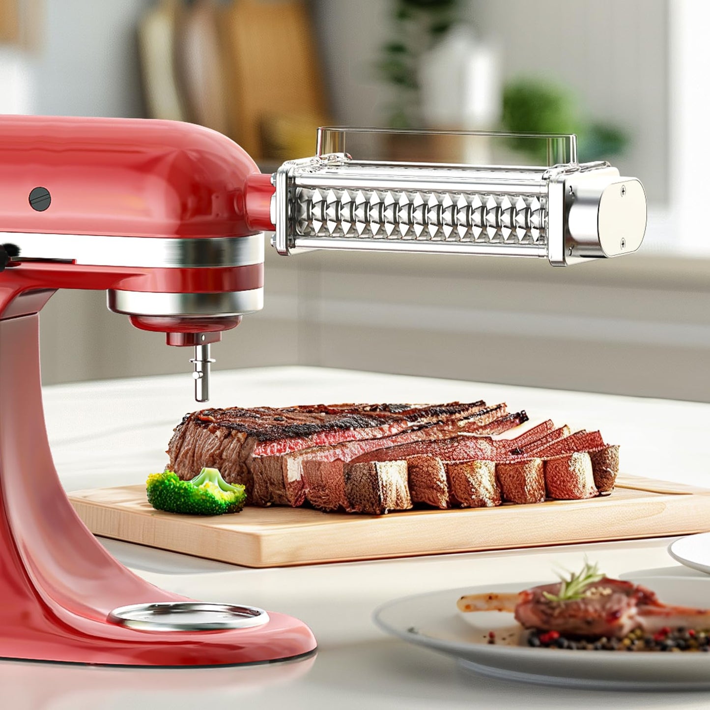 Meat Tenderizer for KitchenAid Mixer, Meat Tenderizer Attachment for KitchenAid Stand Mixer, Meat Tenderizer Machine, Meat Tenderizer with Stainless Steel Gears by Gvode