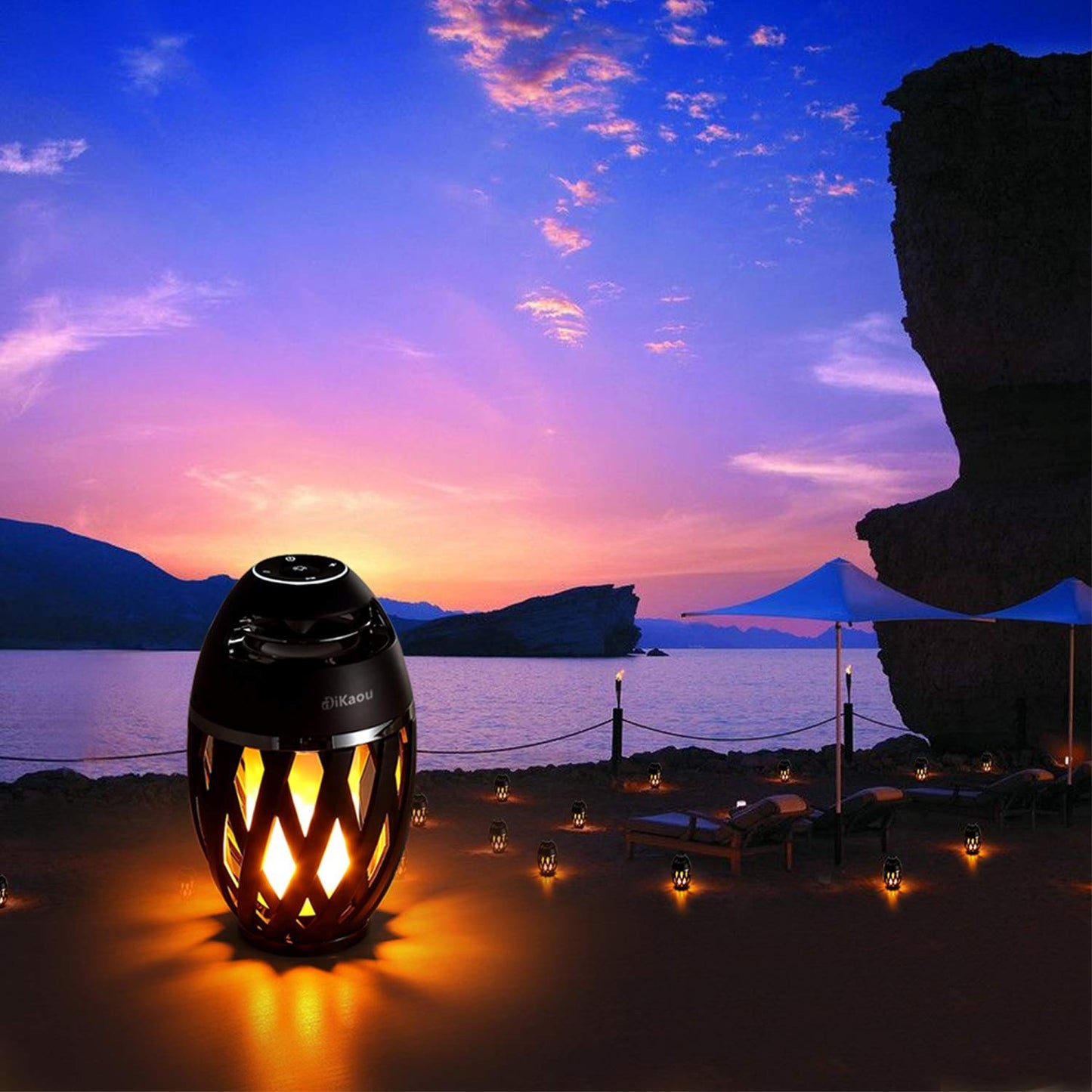 Gifts for Men, Him, Outdoor Bluetooth Speaker, Unique Gifts for Men Him Dad, Wireless Speaker Waterproof with Torch Light, BT5.0 with HD Audio and Enhance Bass, Birthdays Gifts for Men Her Women