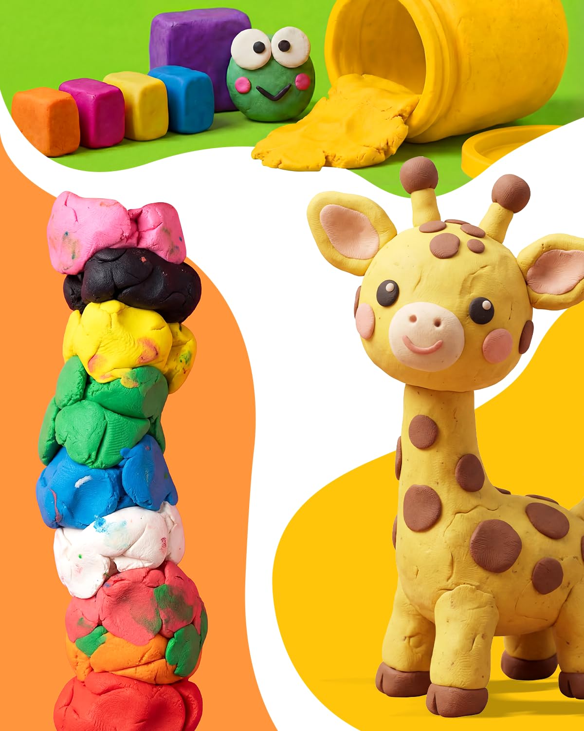 JUPITEARTH 36 Colors Modeling Dough Set, 3 Oz Non-Toxic & Safe Planet Dough with Molds & Tools, Back to School Supplies for Arts & Crafts, Birthday Party Favors Gifts & Prize Toys for Kids Age 3+