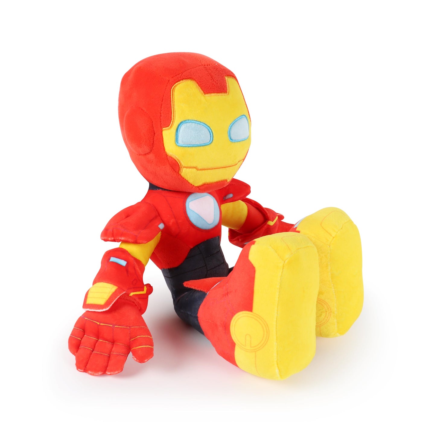 Jay Franco Marvel Kids Plush Pillow Buddy - Ultra-Soft Stuffed Plushie & Cozy Pillow, Official Licensed Product, Red - Iron Man and His Awesome Friends, 16.5 Inches
