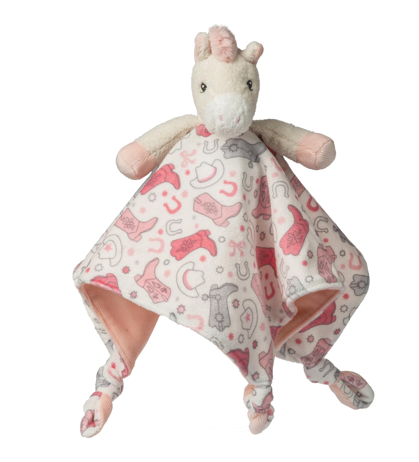 Mary Meyer Lovey Baby & Toddler Stuffed Animal Plush Soft Snuggle Toy, 13 x 13-Inches, Cream Giddy Up Pony