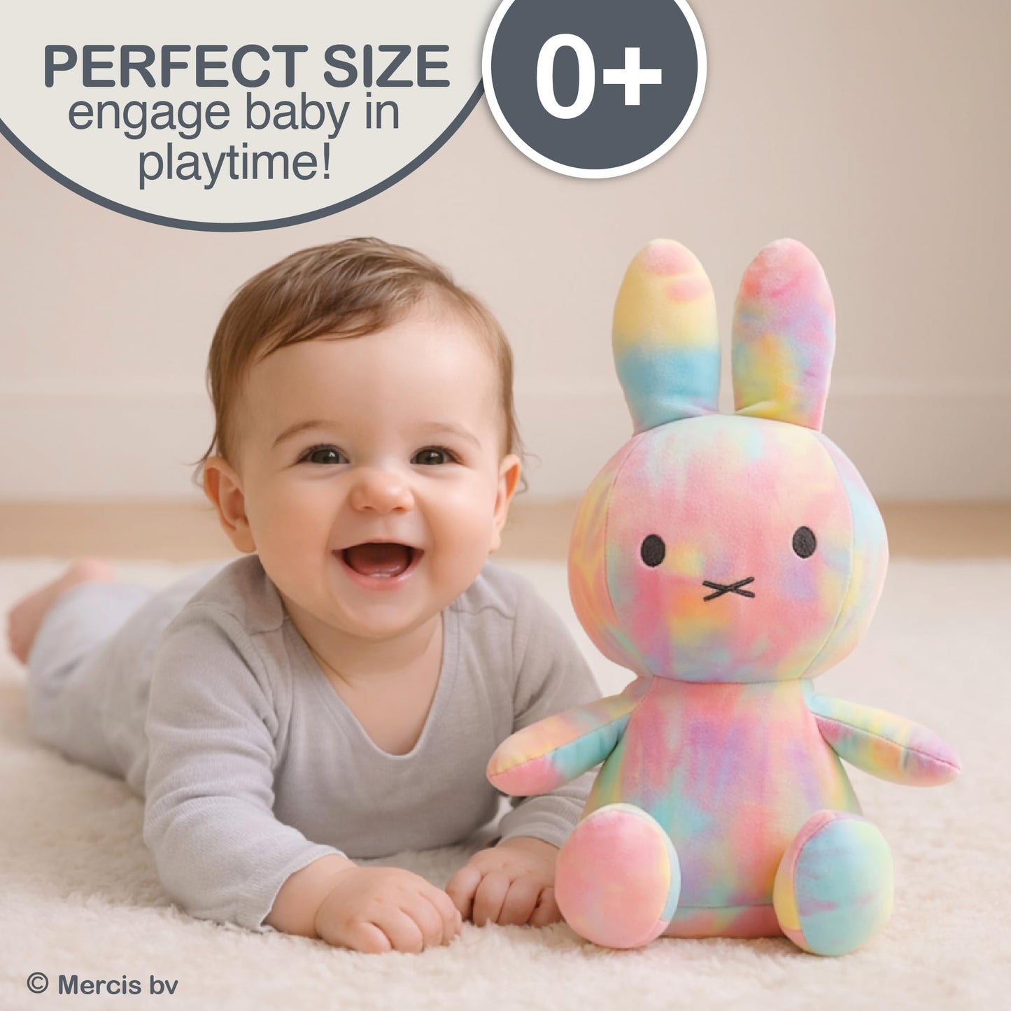 Miffy 14" Tie Dye Plush