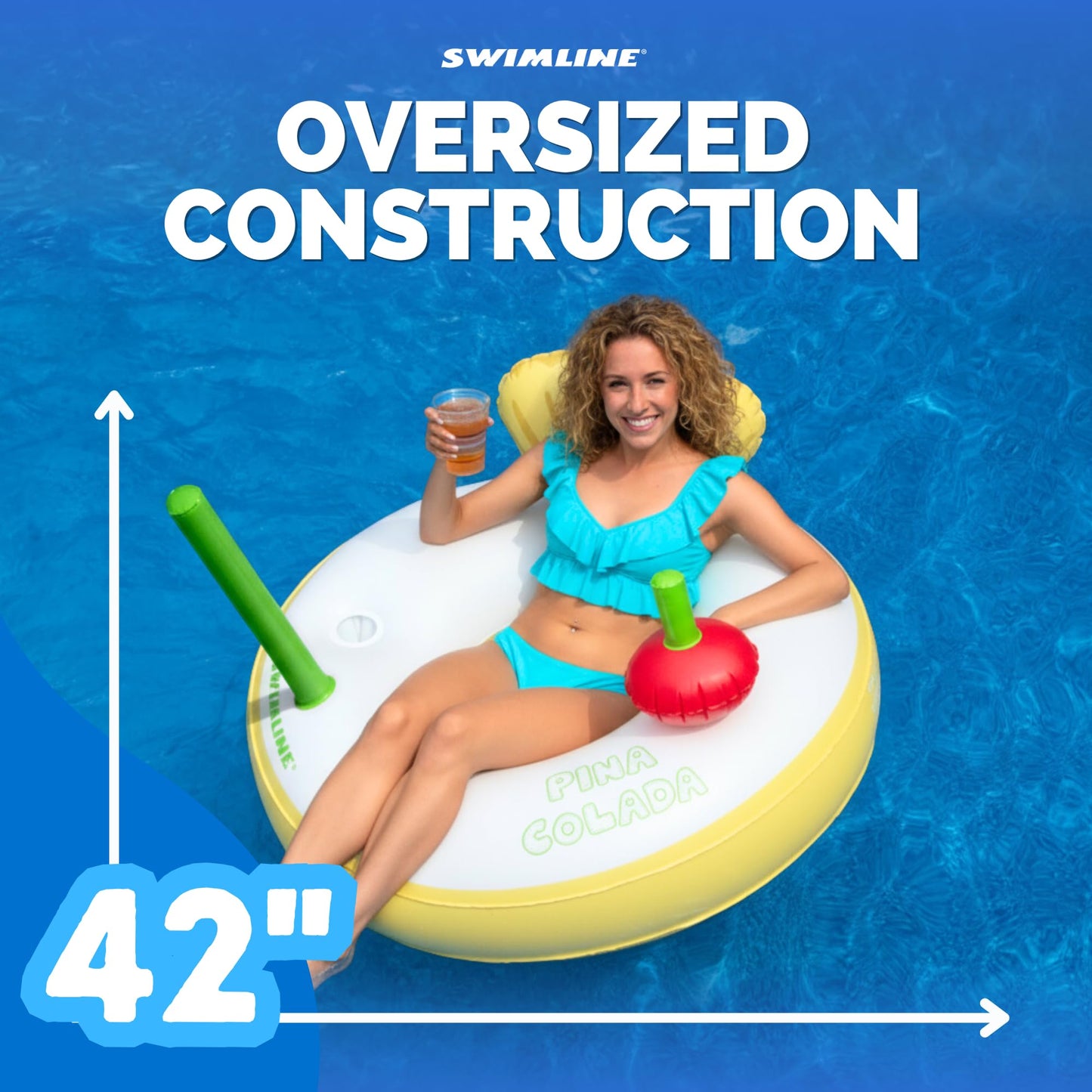 Swimline Pina Colada Inflatable Pool Ring
