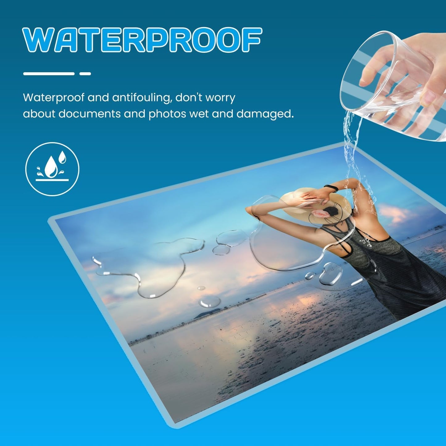 CAREGY 200 Pack Laminating Sheets, Hold 11 x 17 Inch Sheet, 5 Mil Clear Thermal Laminating Pouches 11.5 x 17.5 Inch Lamination Sheet Paper for Laminator, Round Corner