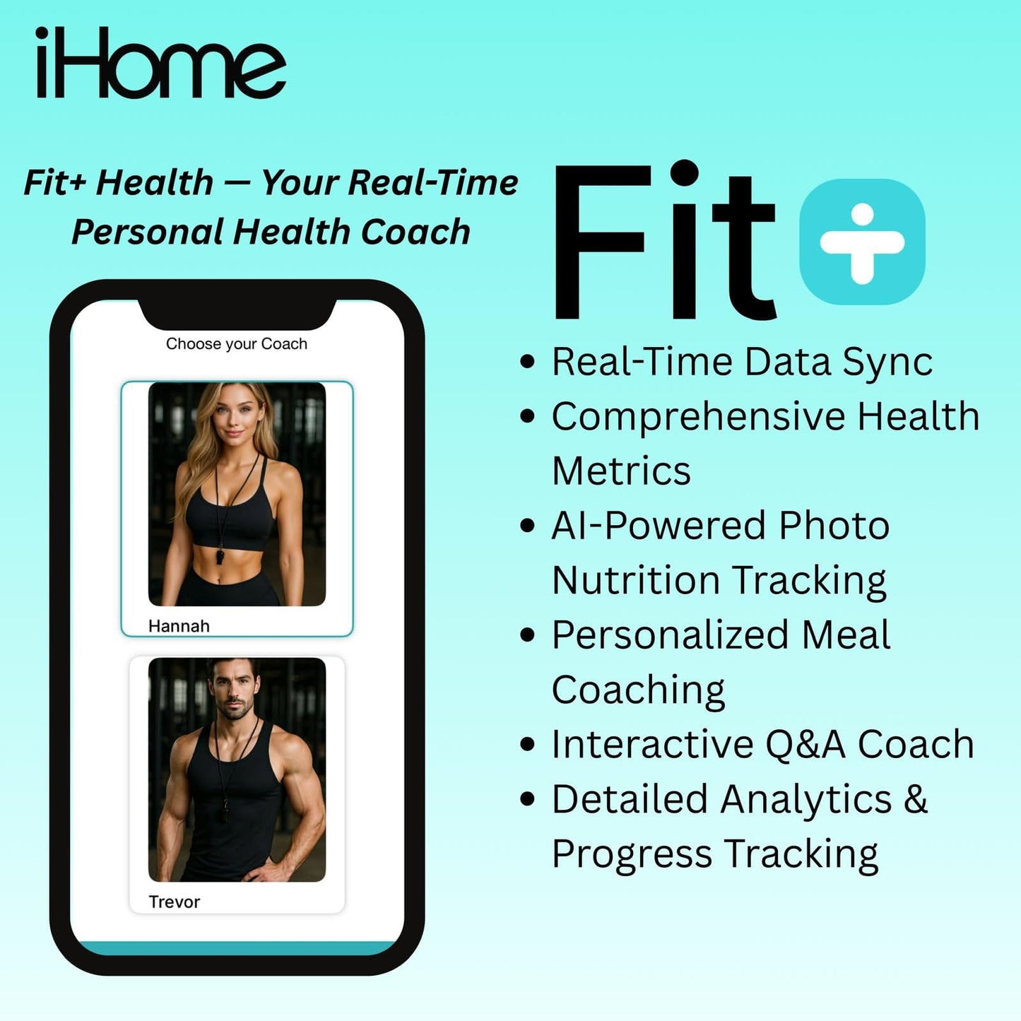 iHome Digital WiFi Smart Scale for Body Weight, Weight Scale, Including BMI, Body Fat, Muscle Mass, Batteries Included (Black Smart WiFi)