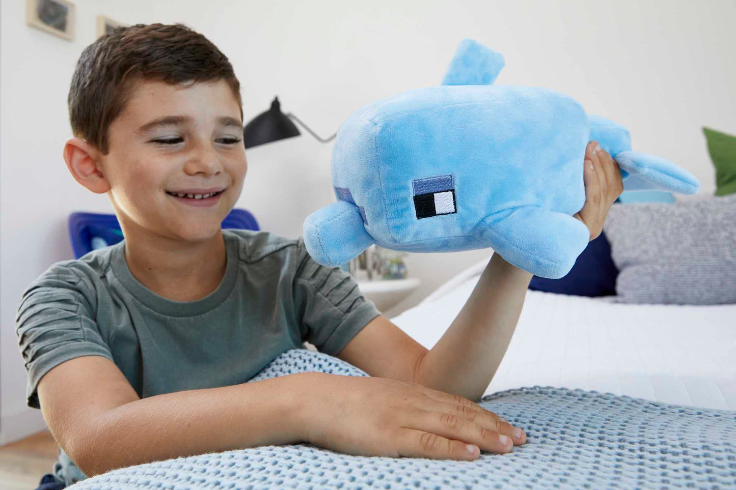 Minecraft Basic Plush Figure, Soft Dolls, Video Game Inspired Collectable, Gifts for Kids and Fans Aged 3+