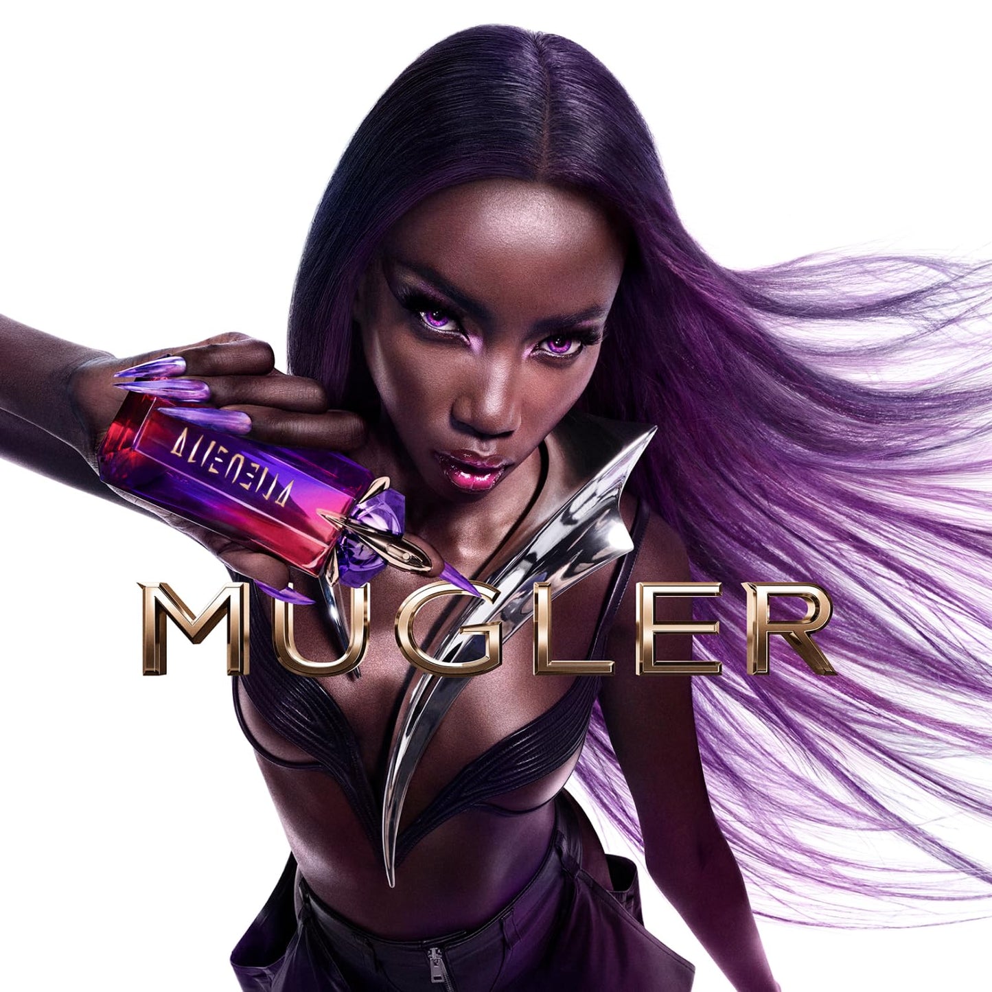 Mugler - Alien Hypersense - Eau de Parfum - Womens Perfume - Floral Woody Scent - Refillable - With Green Mandarin, Pear Accord, Jasmine, & Cashmere - 0.33 Fl Oz