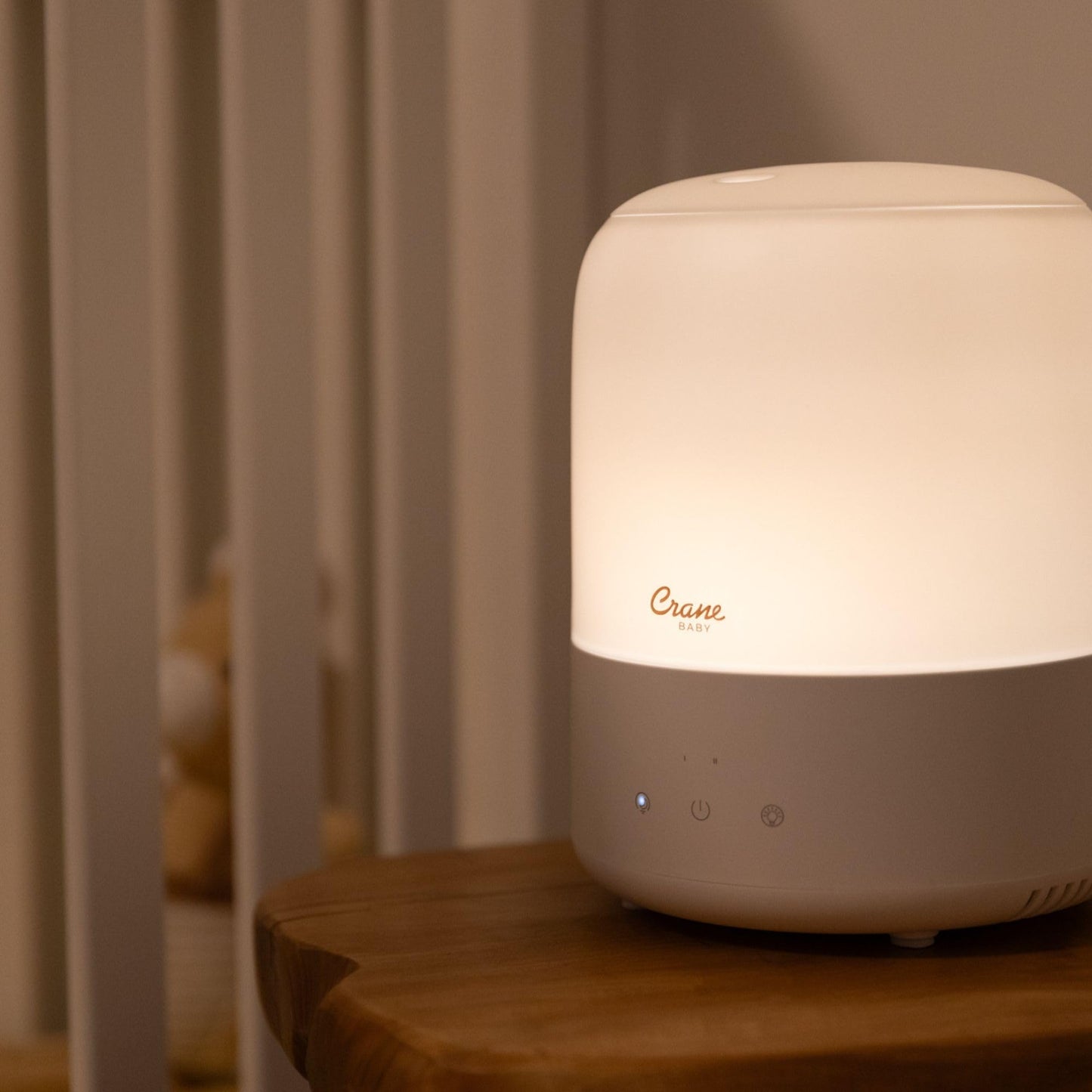 Crane Baby 3-In-1 Baby Humidifier Aroma Diffuser with Adjustable Nightlight, Auto-Shutoff, Humidifier for Baby Nursery, Baby Diffuser for Nursery