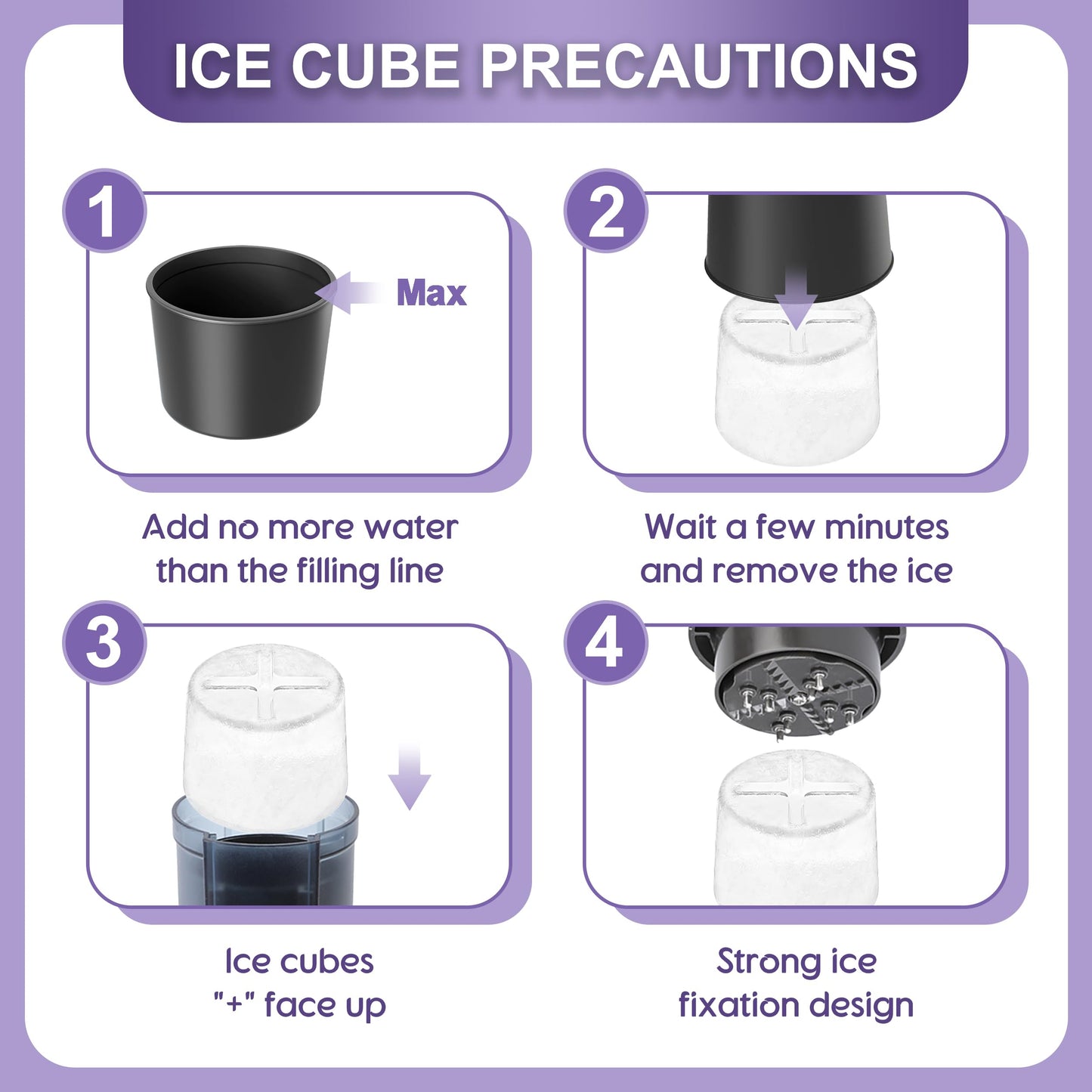 Jooke Shaved Ice Attachment for Kitchenaid Stand Mixer,Ice Crushers for Home Use,Homemade Shaved Ice Maker,Snow Cone Machine for Kitchenaid Ice Shaver with 8 Reusable Ice Cube Mold,Instruction Manual