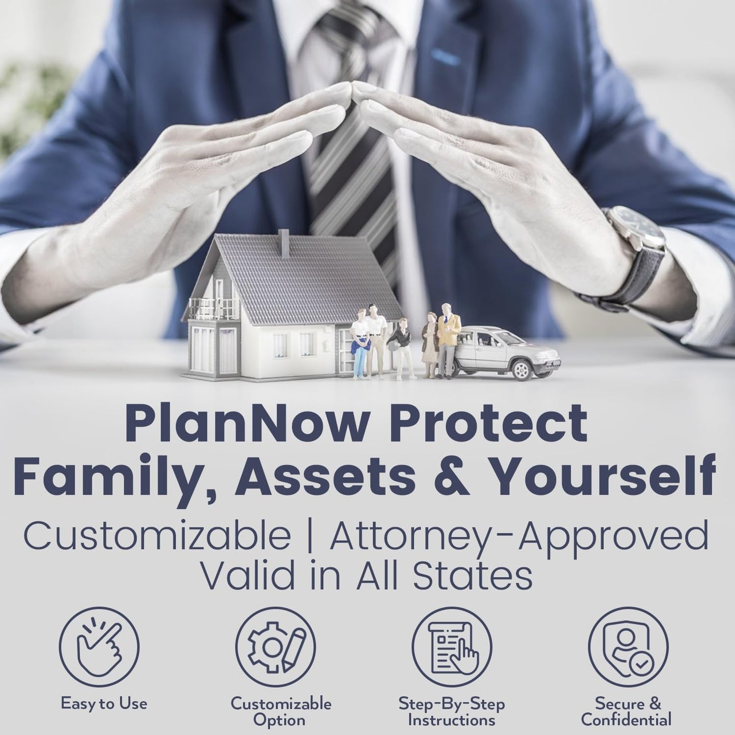PlanNow Revocable Living Trust Kit for Individuals -Do It Yourself Revocable Trust Forms to Protect Family, Assets & Yourself - Cost-Effective with Easy Step-by-Step Instructions - Attorney-Approved