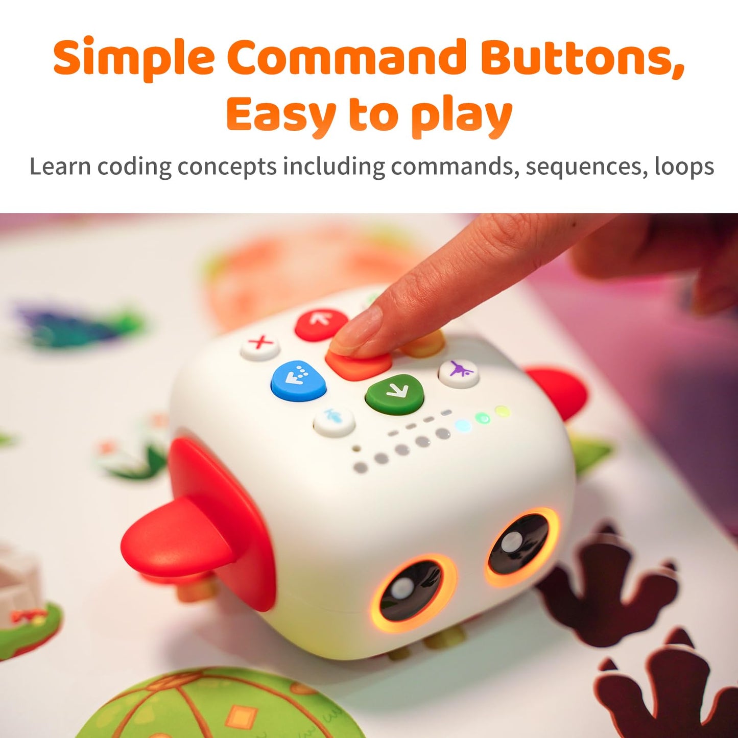 MatataStudio Upgraded Talebot Pro Coding Robot for Kids Aged 3-5, Education & Learning Toys for Toddlers to Learn Early Programming, Screen-Free STEM Robotics for Classroom Pre-k Kids Homeschool