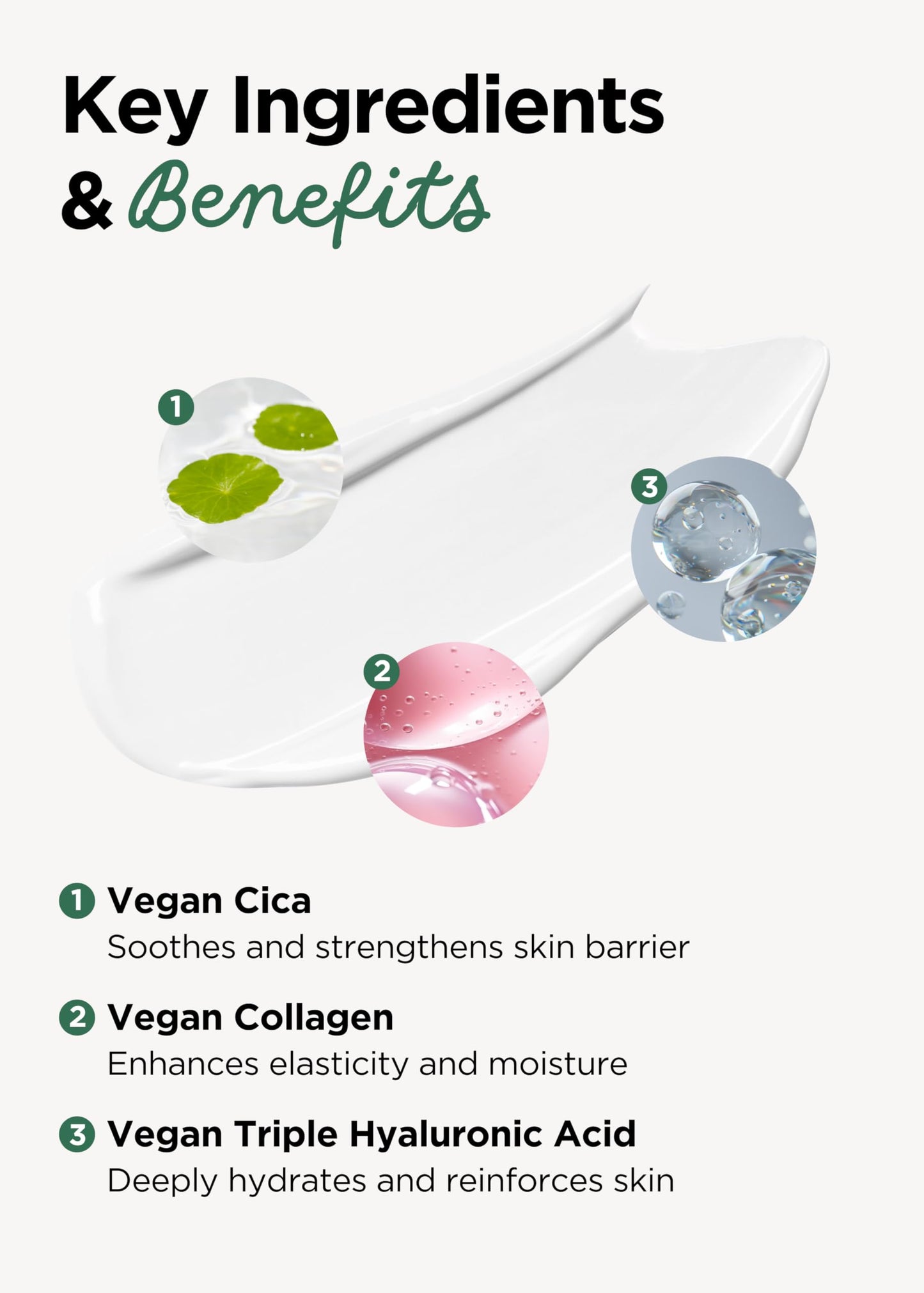 BE+WANTS Bewants Neck Lifting & Firming Cream with Centella Asiatica, Vegan Hyaluronic Acid, Neck and Face Firming Cream Moisturizer For Sagging Skin with Gua Sha Roller