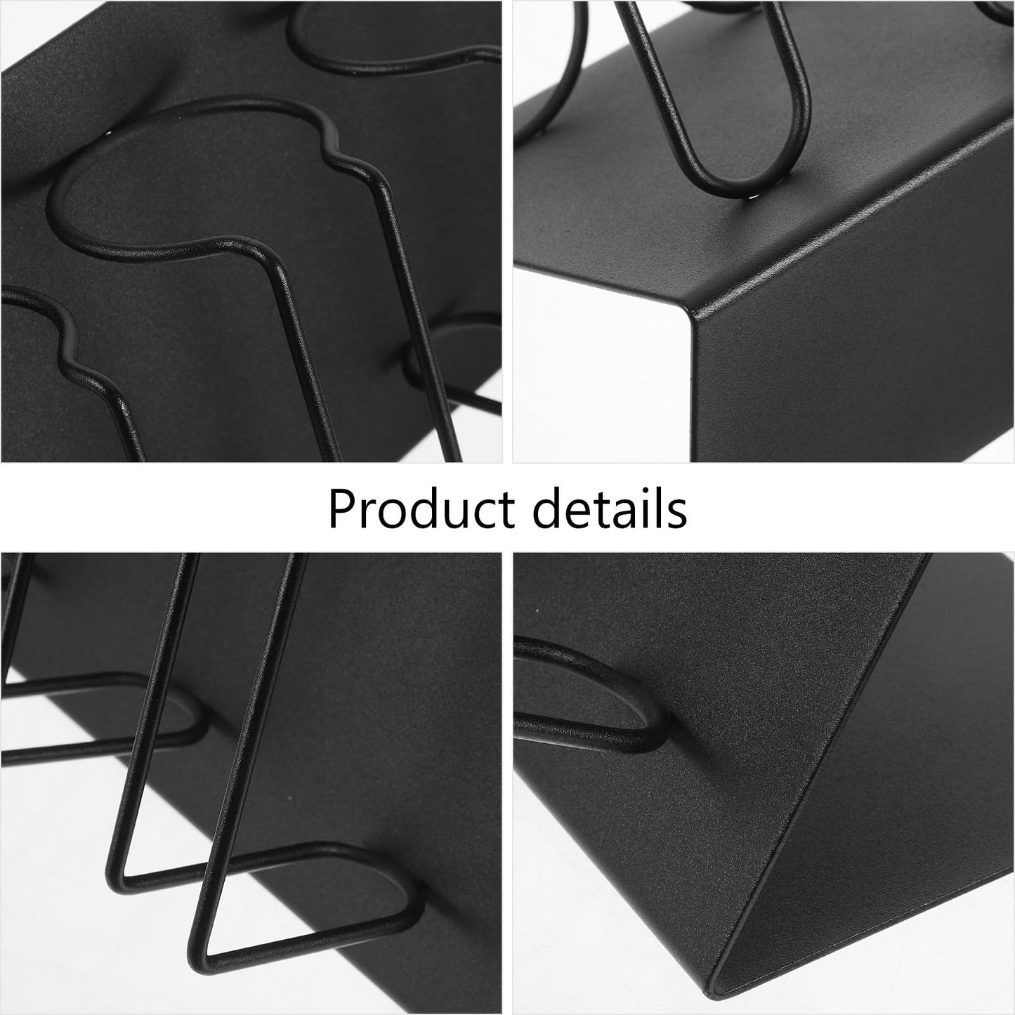 Alipis Hairdressing Tool Storage Rack, Stainless Steel Hair Trimmer Stand Barber Station Organizer Tabletop Razor Holder Shelf Holders Clipper Guard Racks for Barbers Salon Appliance