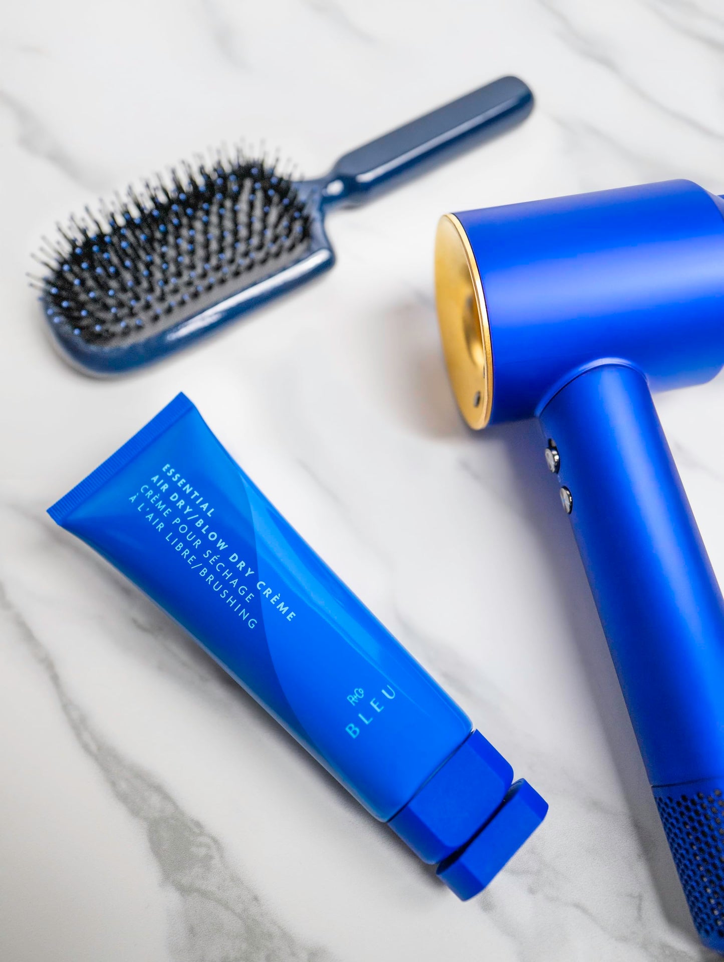 R+Co BLEU Essential Air Dry Blow Dry Creme | Lightweight Heat Protectant Styling Cream for Frizz Control + Hydration & Shine | Nourishing Hair Smoother for All Hair Types